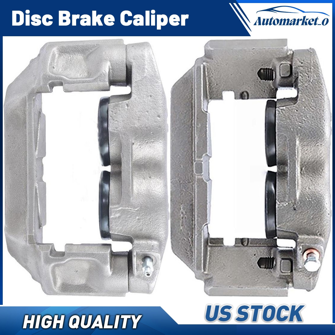 BBB Industries 2pcs Front Disc Brake Caliper for Ford E-250 Econoline 1976-1979