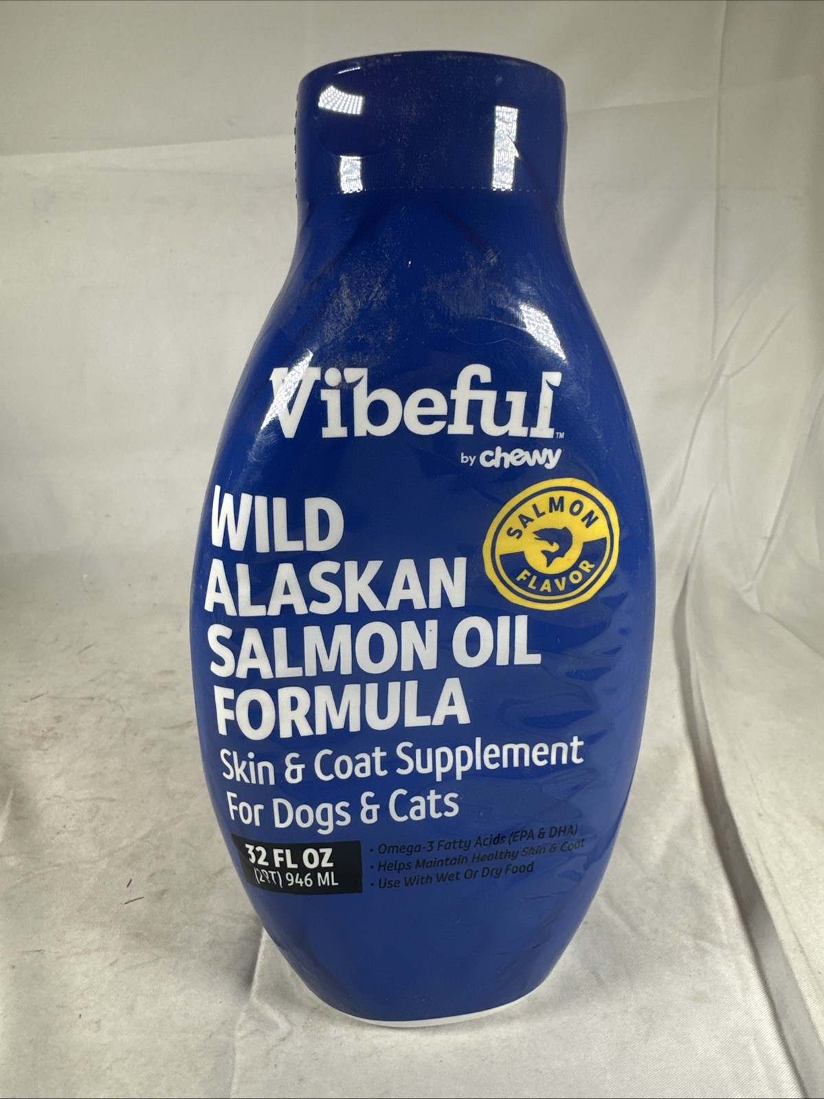 Vibeful Wild Alaskan Salmon Oil Formula Liquid Skin & Coat Supplement Vibeful Wild Alaskan Salmon Oil Formula Liquid Skin & Coat Supplement