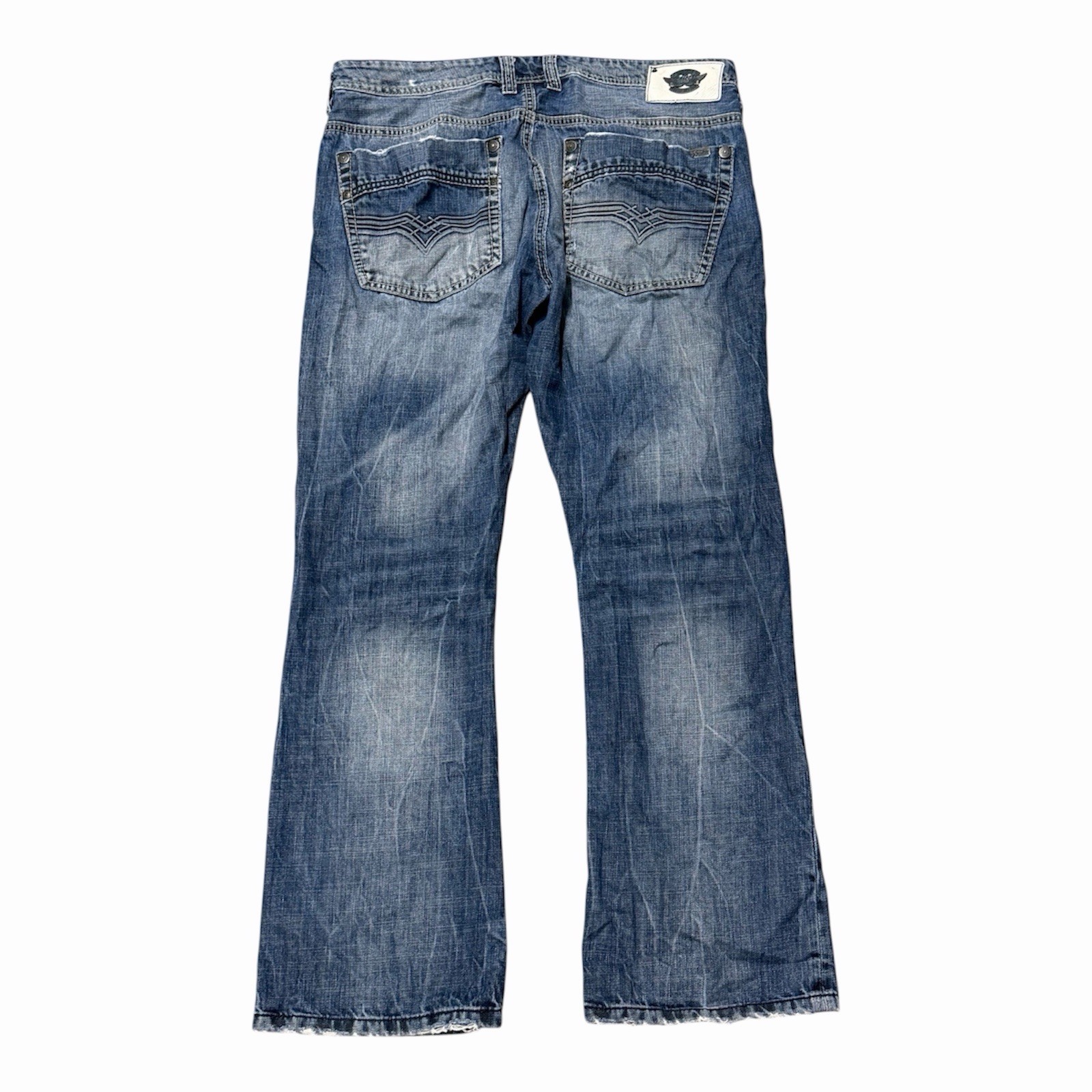 Vintage Y2K Buffalo David Bitton Kasey Bootcut Jeans Mens 34 Blue Denim