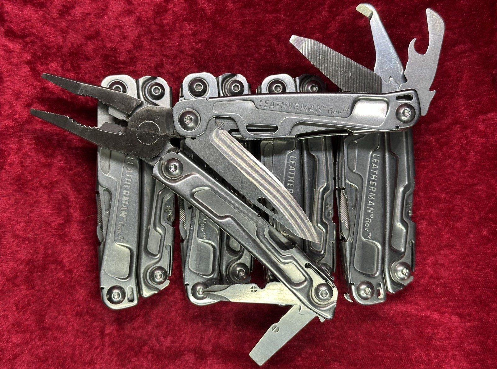 Leatherman Rev Stainless Steel 8 Tool Multi-Tool No Sheath Random Pick Used(369)