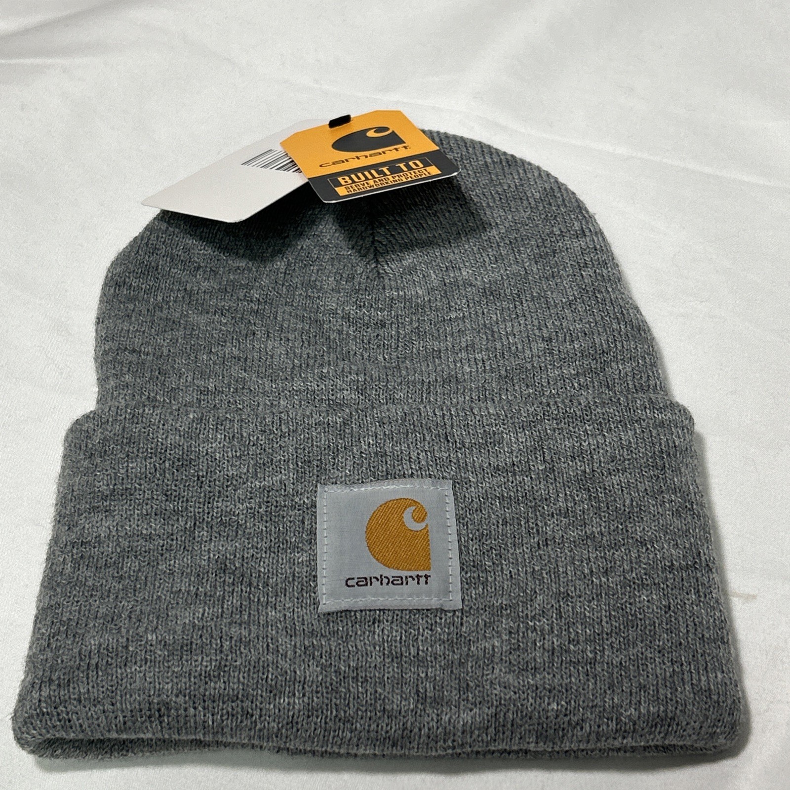 Carhartt Men\'s Acrylic Watch Hat Cuffed Beanie In Coal Heather Gray