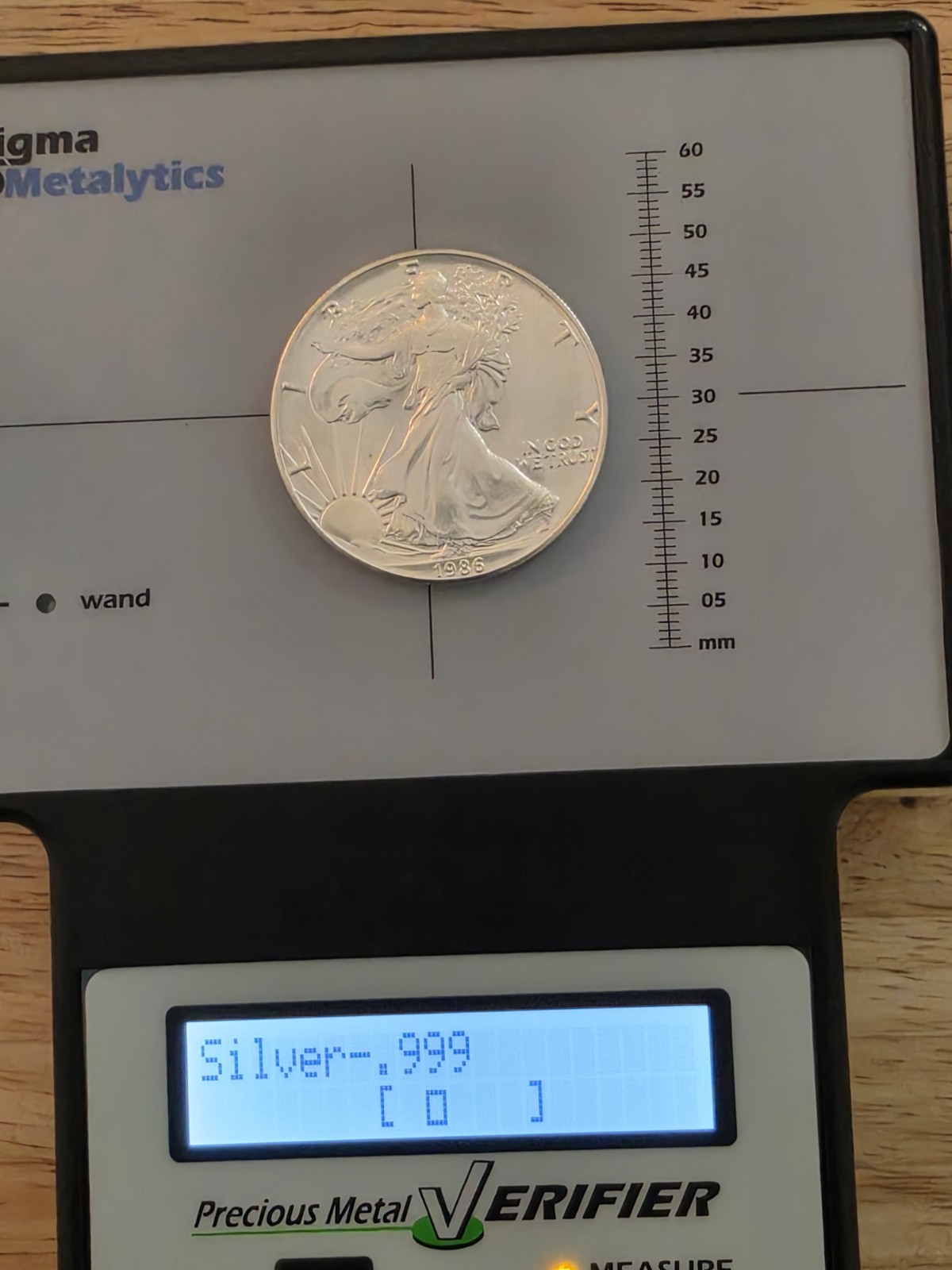 1986 First Year Of Issue American Silver Eagle Nice Condition 1986 First Year Of Issue American Silver Eagle Nice Condition