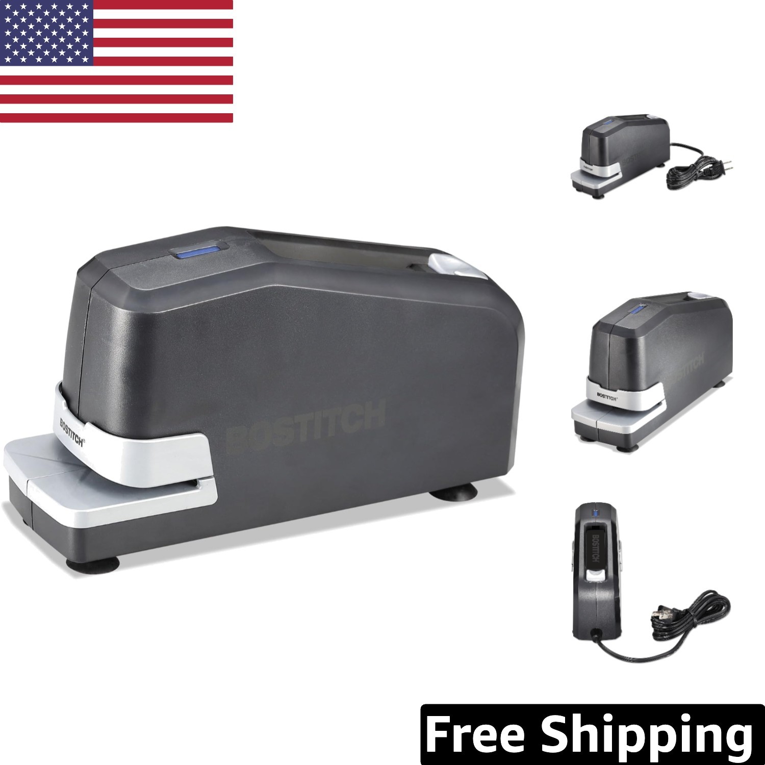 Bostitch Impulse Drive Electric Stapler, 30 Sheets, No Jam - Effortless Reload