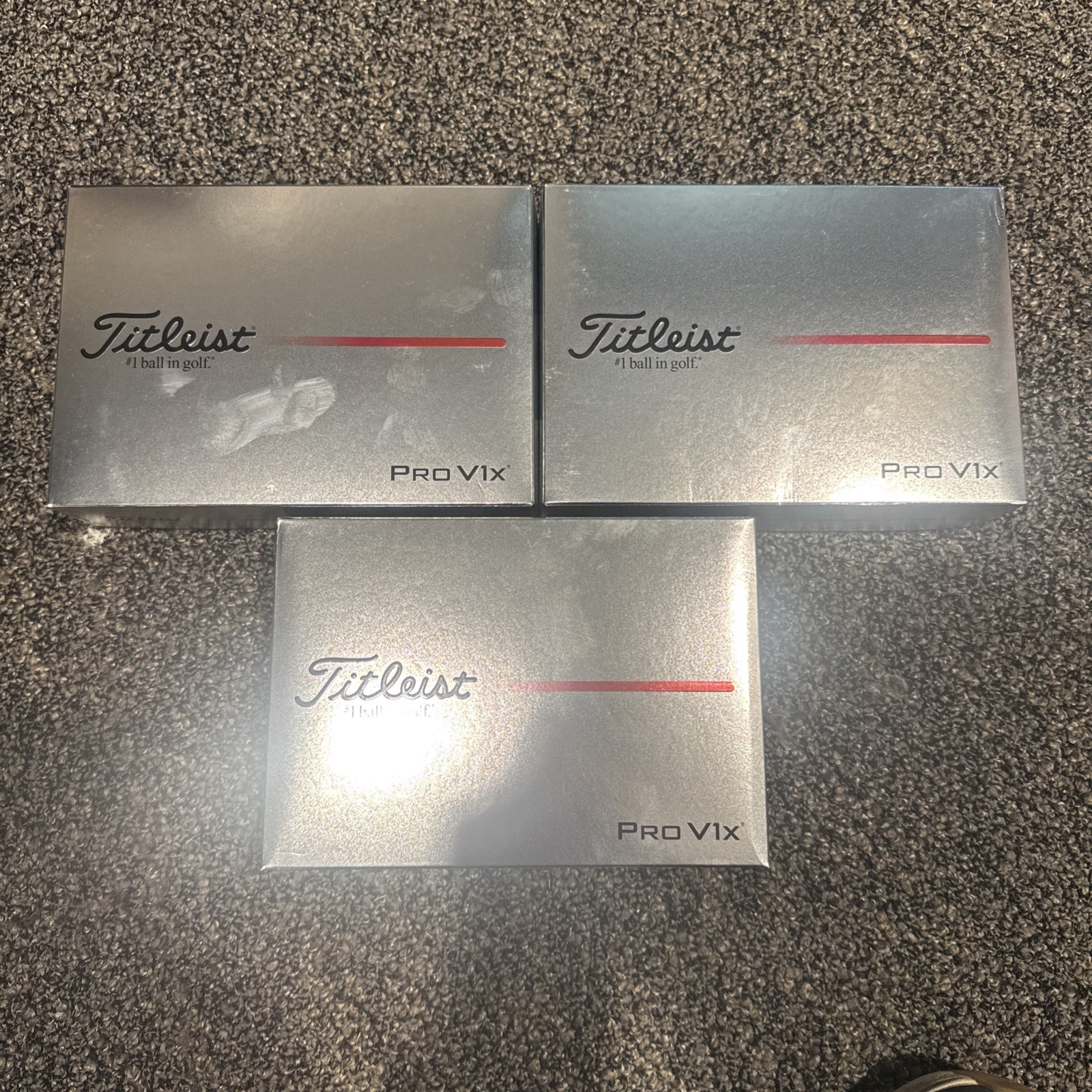 3 DZ NEW Titleist Pro V1X Golf Balls