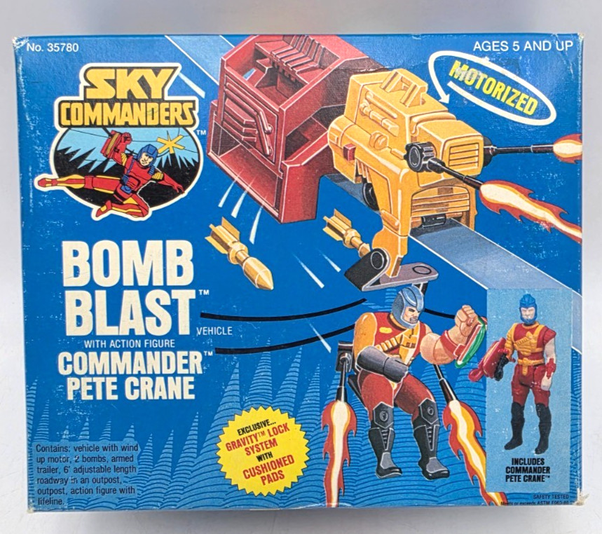 Vintage 1987 SKY COMMANDERS BOMB BLAST COMMANDER PETE CRANE Sealed New NIB Vintage 1987 SKY COMMANDERS BOMB BLAST COMMANDER PETE CRANE Sealed New NIB