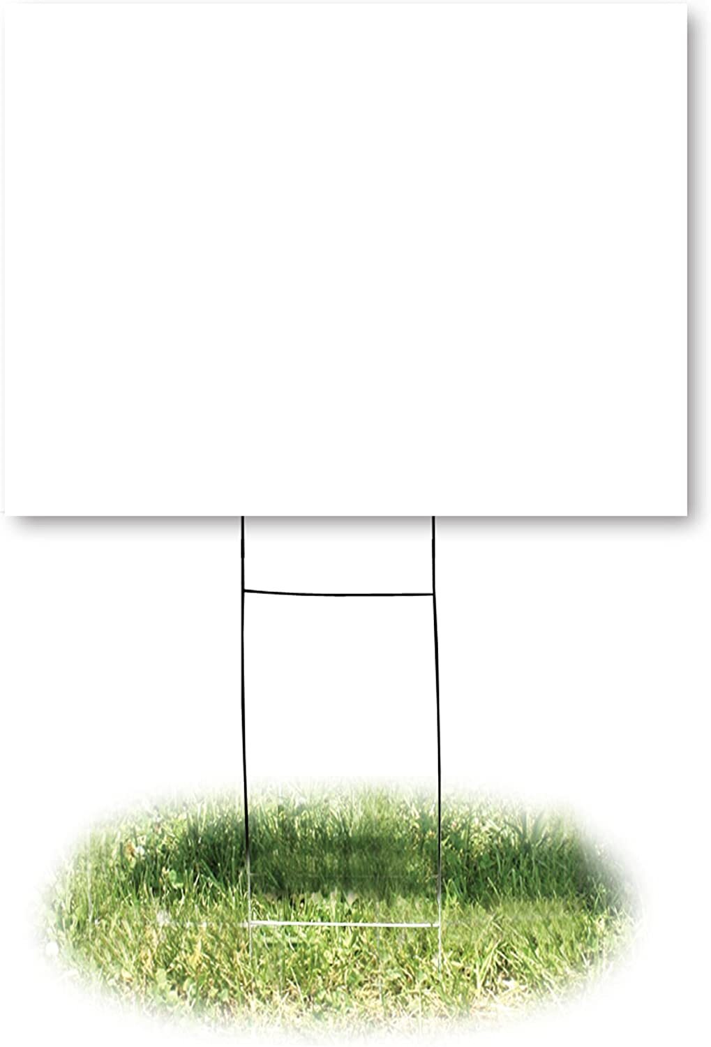 18x24 Durable Blank Yard Sign Kit (3,5,10, 50, or 100) with 24 18x24 Durable Blank Yard Sign Kit (3,5,10, 50, or 100) with 24
