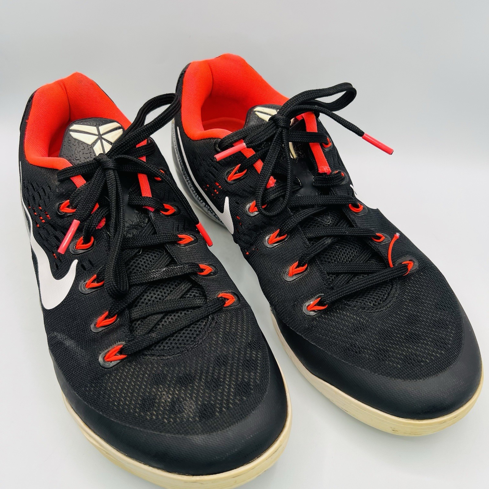 Nike Kobe 9 IX EM Laser Crimson White Black Infrared Red 646701-001 Size 9.5