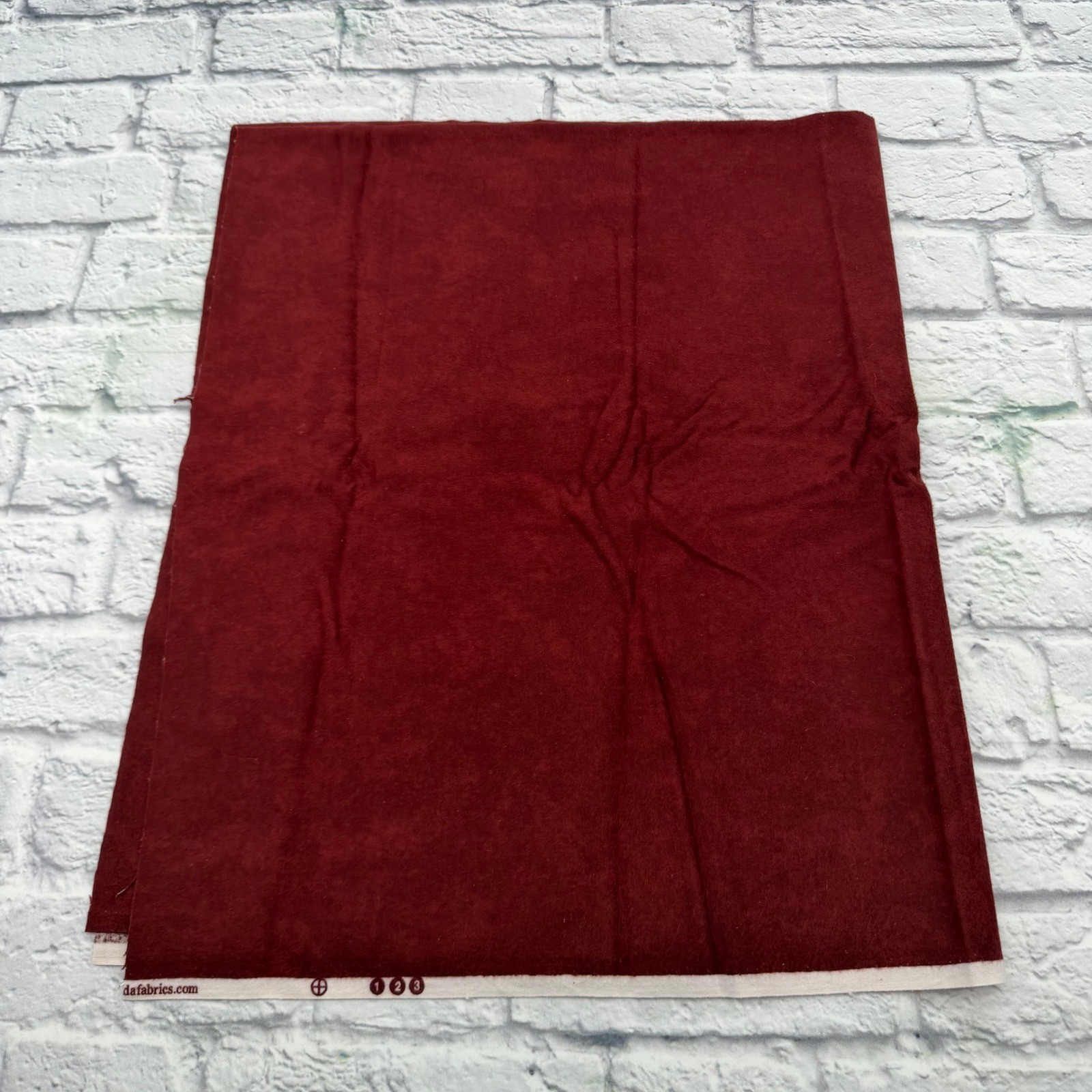 Moda Fabrics Marble by Holly Taylor Burgundy Tonal Cotton Fabric 1 Yard