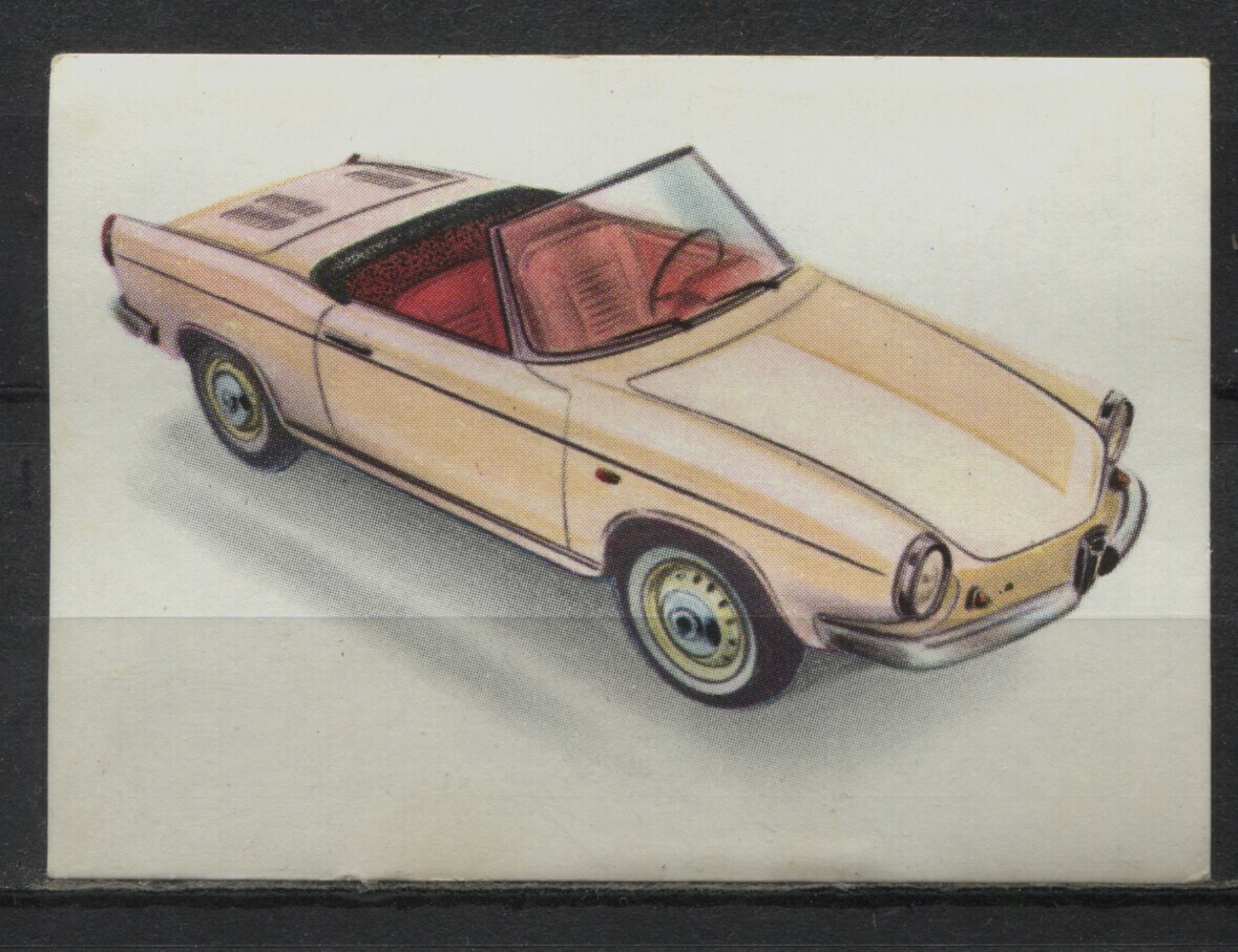 Car 1962-1966 Vintage 1960s Dutch Trading Cards - Pick up your Card