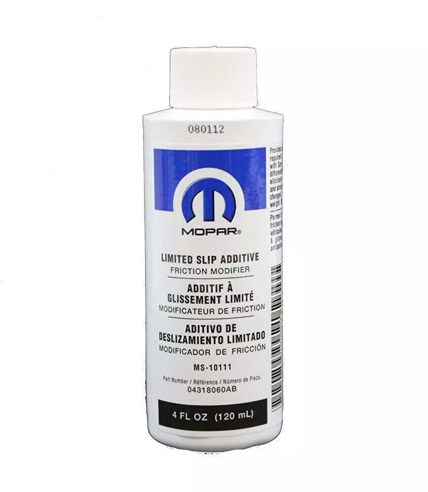 Jeep Dodge Limited Slip Additive Friction Modifier LUBRICANT DIFFERENTIAL MOPAR Jeep Dodge Limited Slip Additive Friction Modifier LUBRICANT DIFFERENTIAL MOPAR