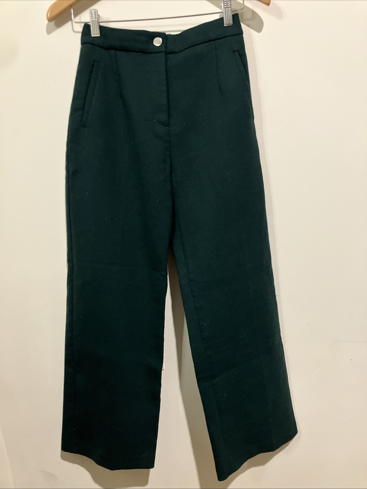 Sezane Women’s Forest Green High Rise Pants. VGUC. Sezane Women’s Forest Green High Rise Pants. VGUC.