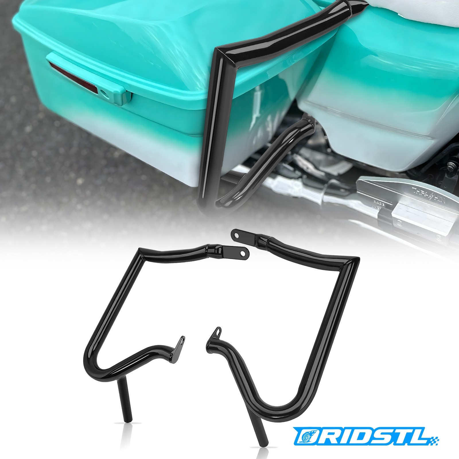 Saddlebag Guard Crash Bar for Harley Touring Street Glide Road Glide 2009-2026