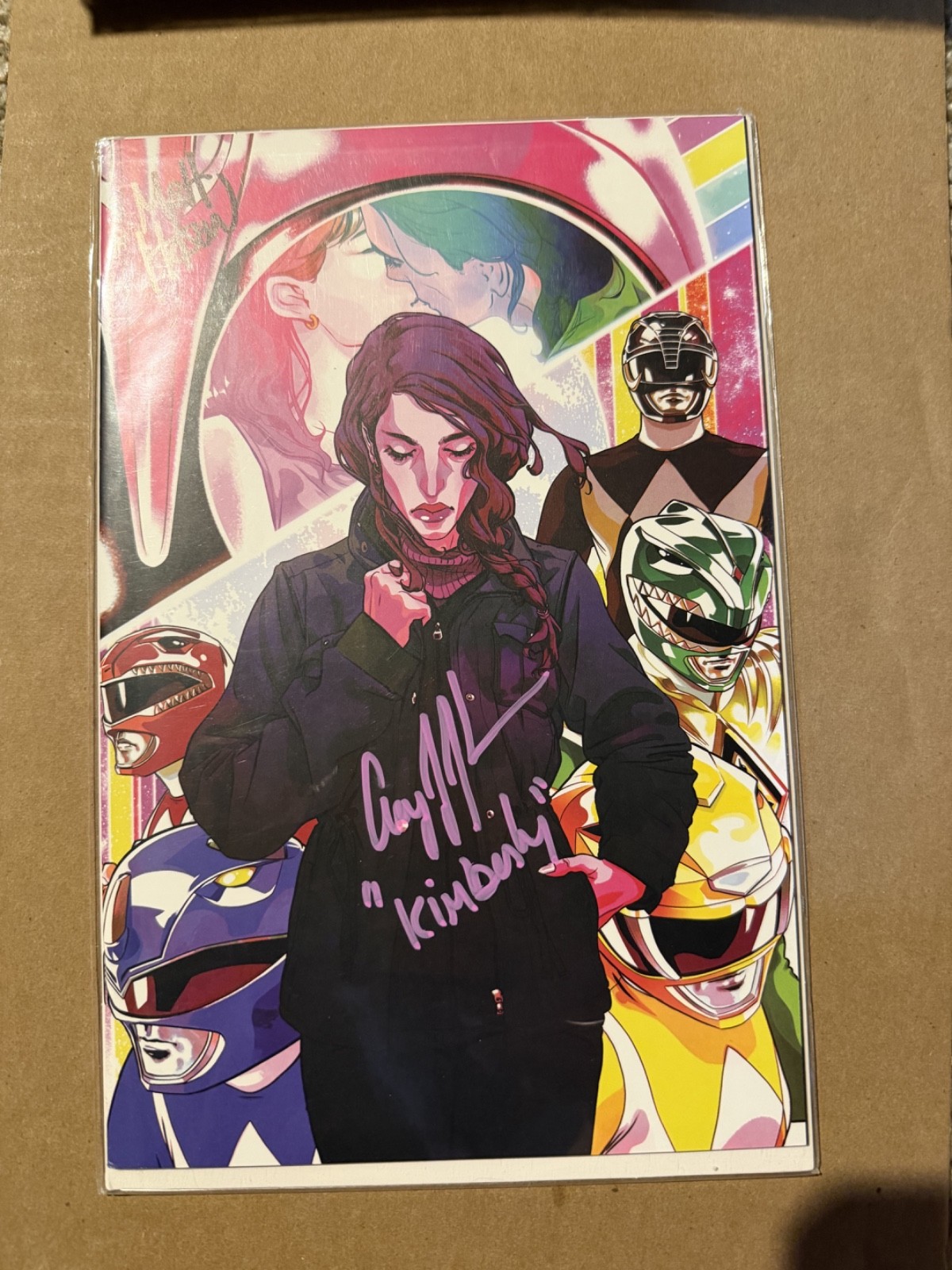 Mighty Morphin Power Rangers The Return #1 Limited Virgin Double Signed Mighty Morphin Power Rangers The Return #1 Limited Virgin Double Signed