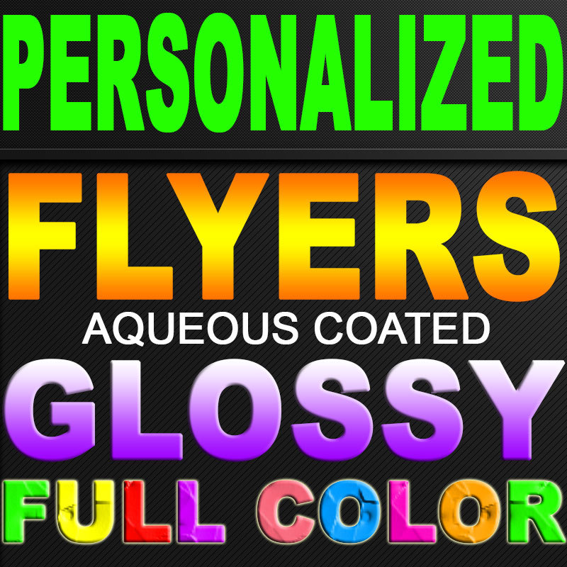 1000 CUSTOM DESIGNED FLYERS 4x6 FULL COLOR 100LB, GLOSSY 4