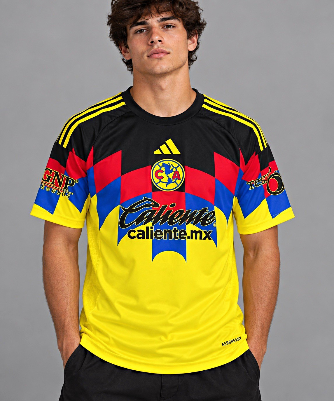 adidas Club América 25/26 Home Soccer Jersey Men’s XL Yellow NWT AEROREADY adidas Club América 25/26 Home Soccer Jersey Men’s XL Yellow NWT AEROREADY