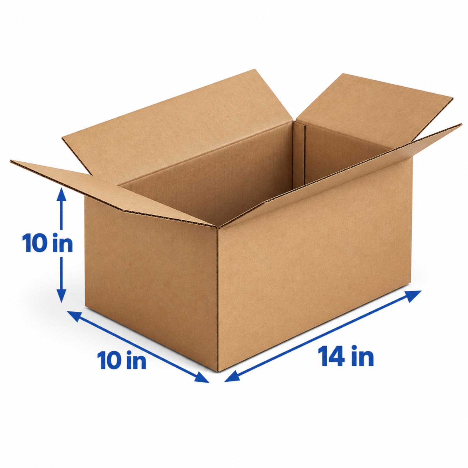 1 Box 14x10x10 32ECT Corrugated Shipping Boxes|Cardboard Mailing Packing Carton