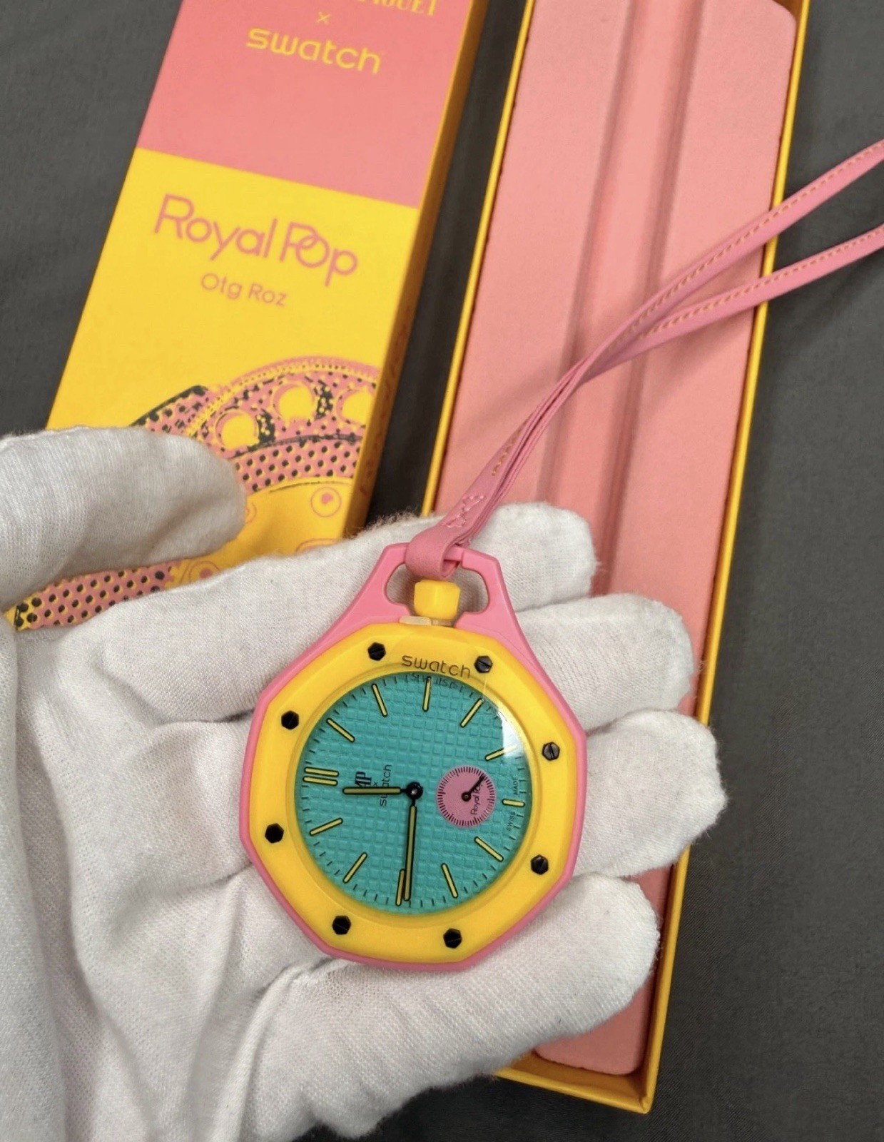 Swatch x Audemars Piguet AP Royal Pop Otg Roz WITH BAND