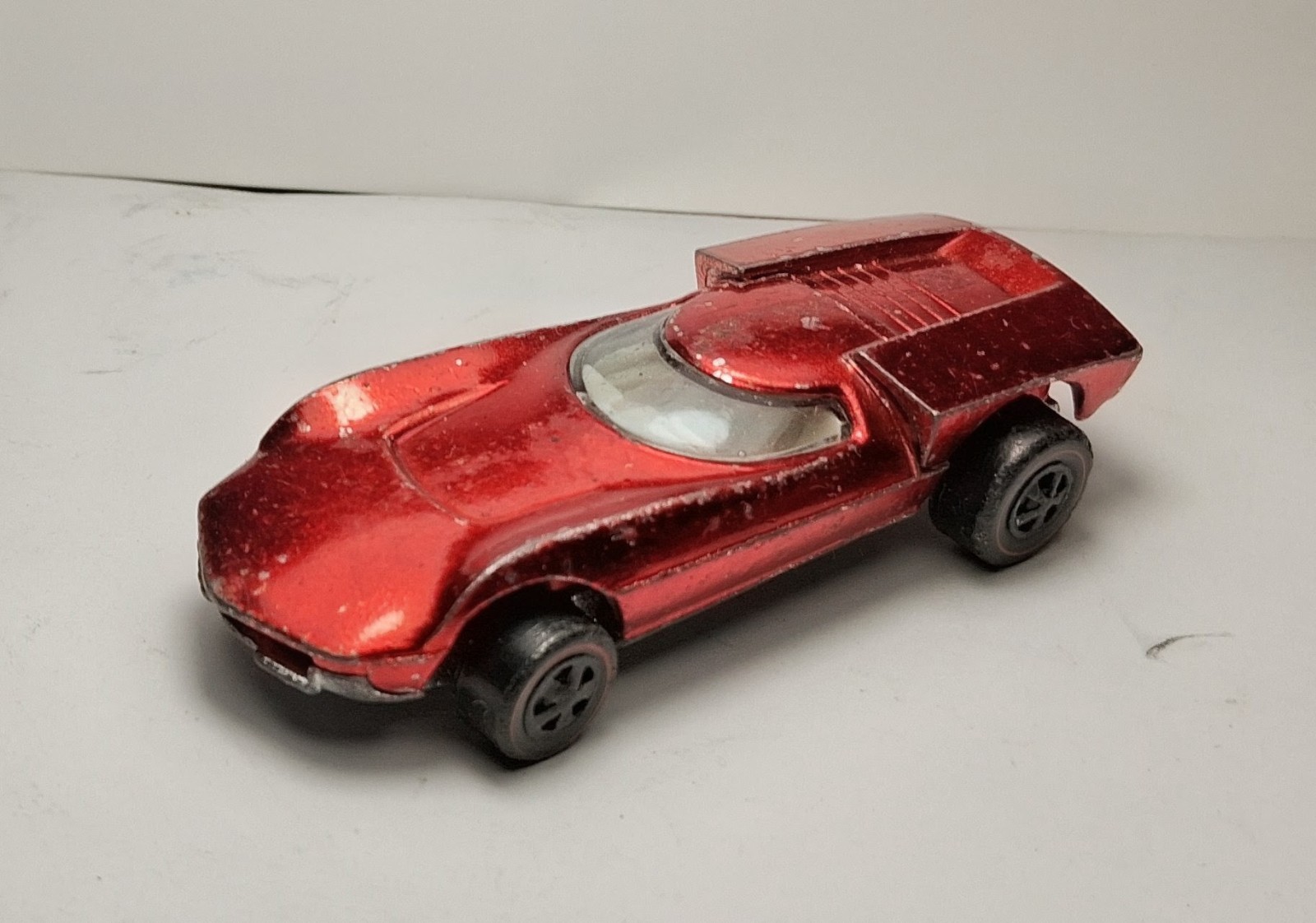 Vintage 1968 Hot Wheels Redline TURBOFIRE Spectraflame Red USA Mattel