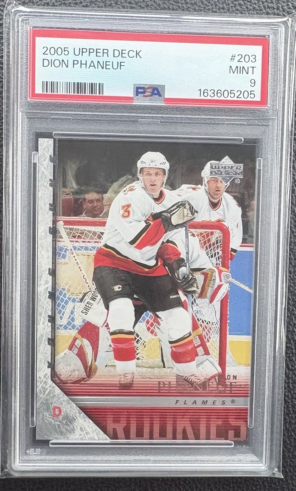 2005-06 Upper Deck Young Guns Dion Phaneuf ROOKIE RC #203 PSA 9 MINT 2005-06 Upper Deck Young Guns Dion Phaneuf ROOKIE RC #203 PSA 9 MINT