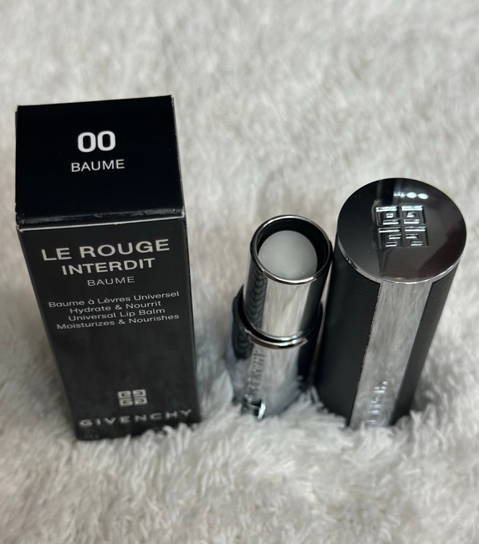 GIVENCHY BEAUTY 24H Le Rouge Interdit Baume 00 New in box Full Size 3.4g .12oz