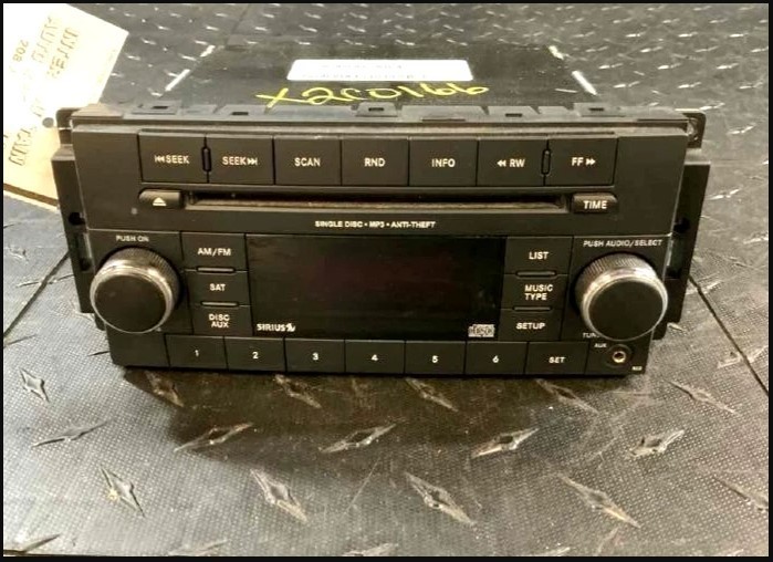 2012-2016 Dodge Caravan Radio Rec w/o Nav AM-FM-CD-MP3 ID RES, Sat, w/o Uconnect 2012-2016 Dodge Caravan Radio Rec w/o Nav AM-FM-CD-MP3 ID RES, Sat, w/o Uconnect