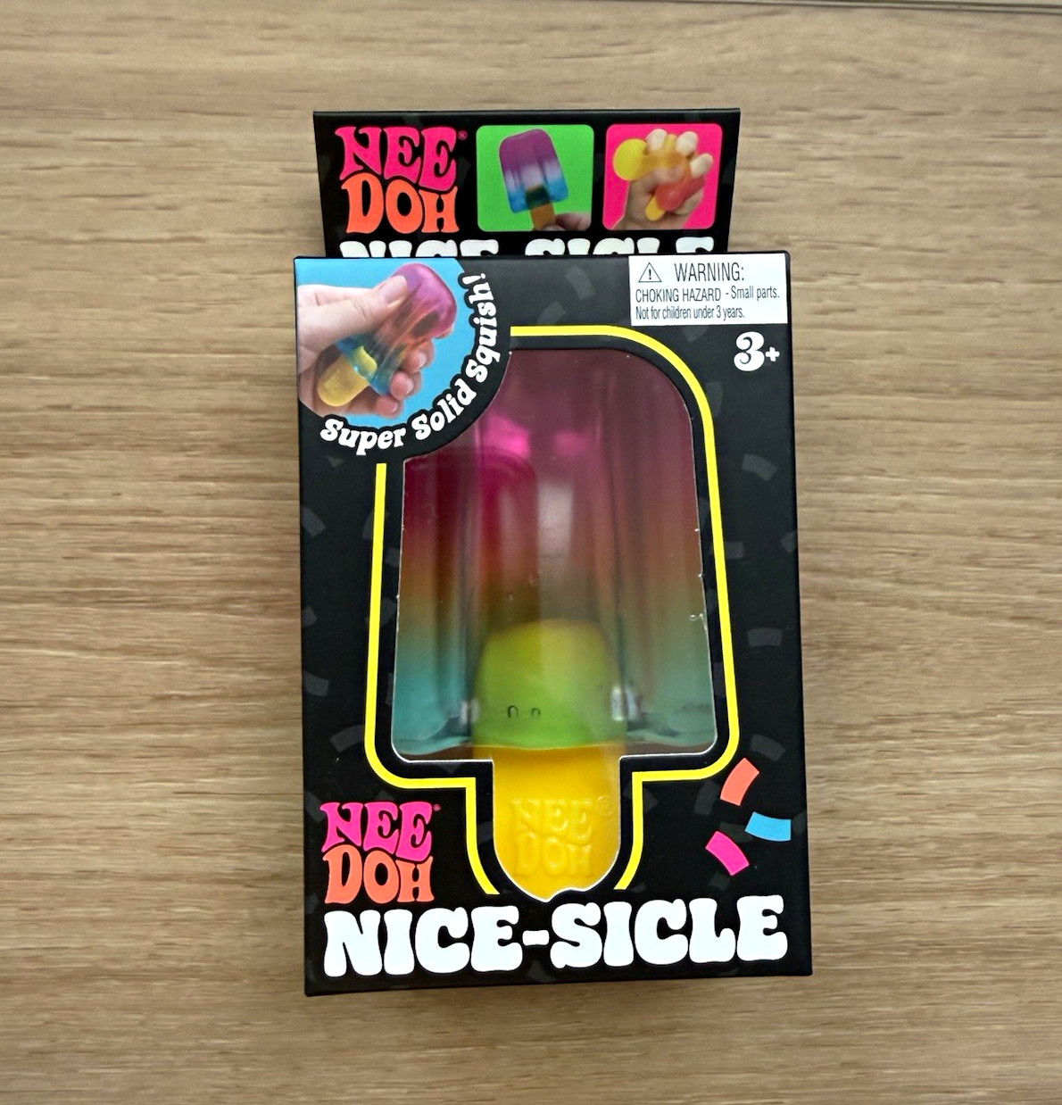 NeeDoh Nice-Sicle Squeeze Toy - Rainbow color