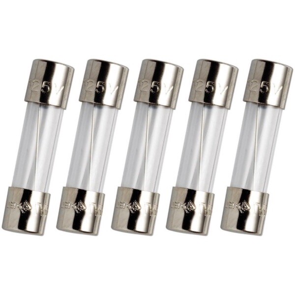 Quality USA brand 5x GMA 4A 125v Fast Blow GLASS Fuse (4A), 5x20mm