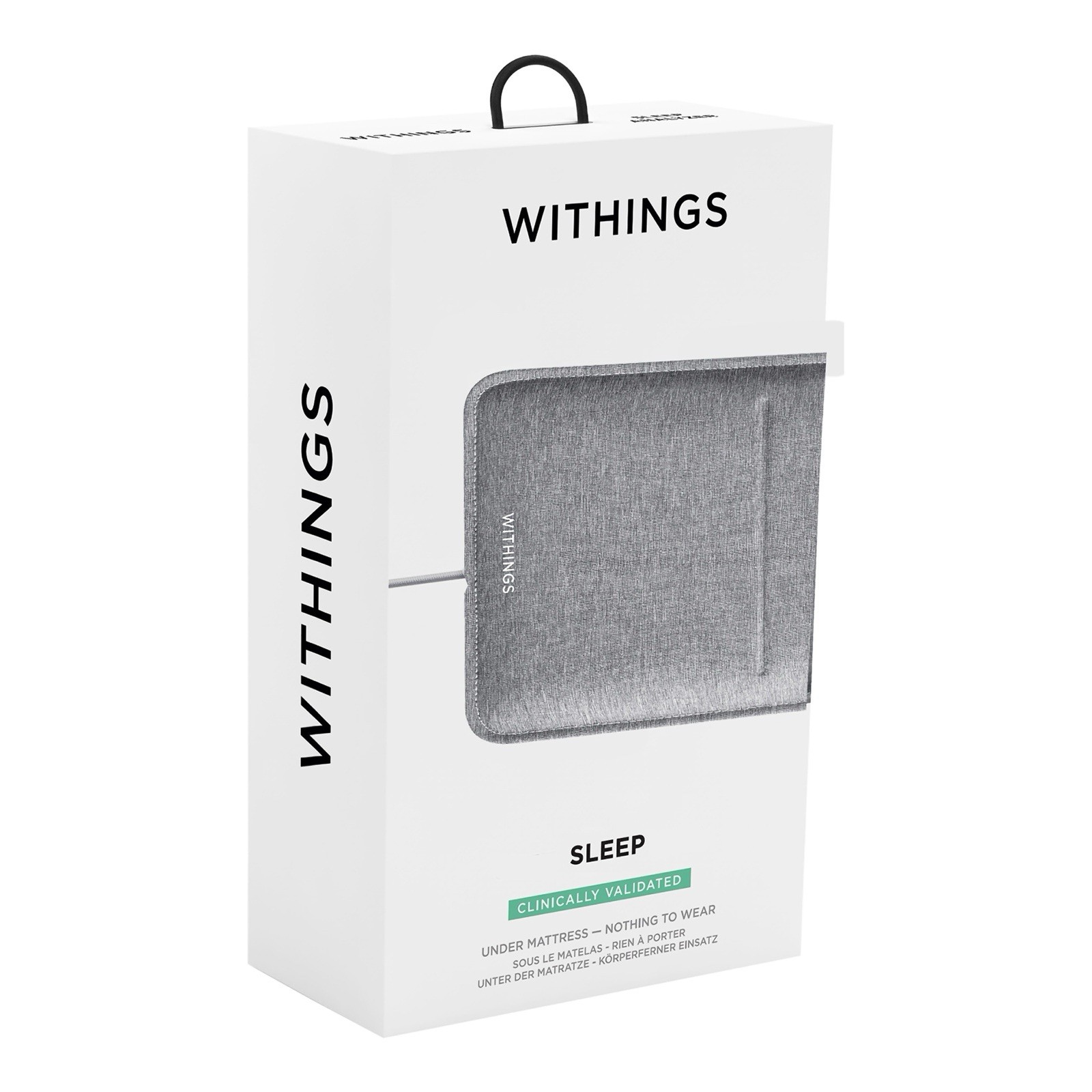 Withings Sleep Under-Mattress Sleep Tracker Mat Gray iOS/Android Accelerometer Withings Sleep Under-Mattress Sleep Tracker Mat Gray iOS/Android Accelerometer