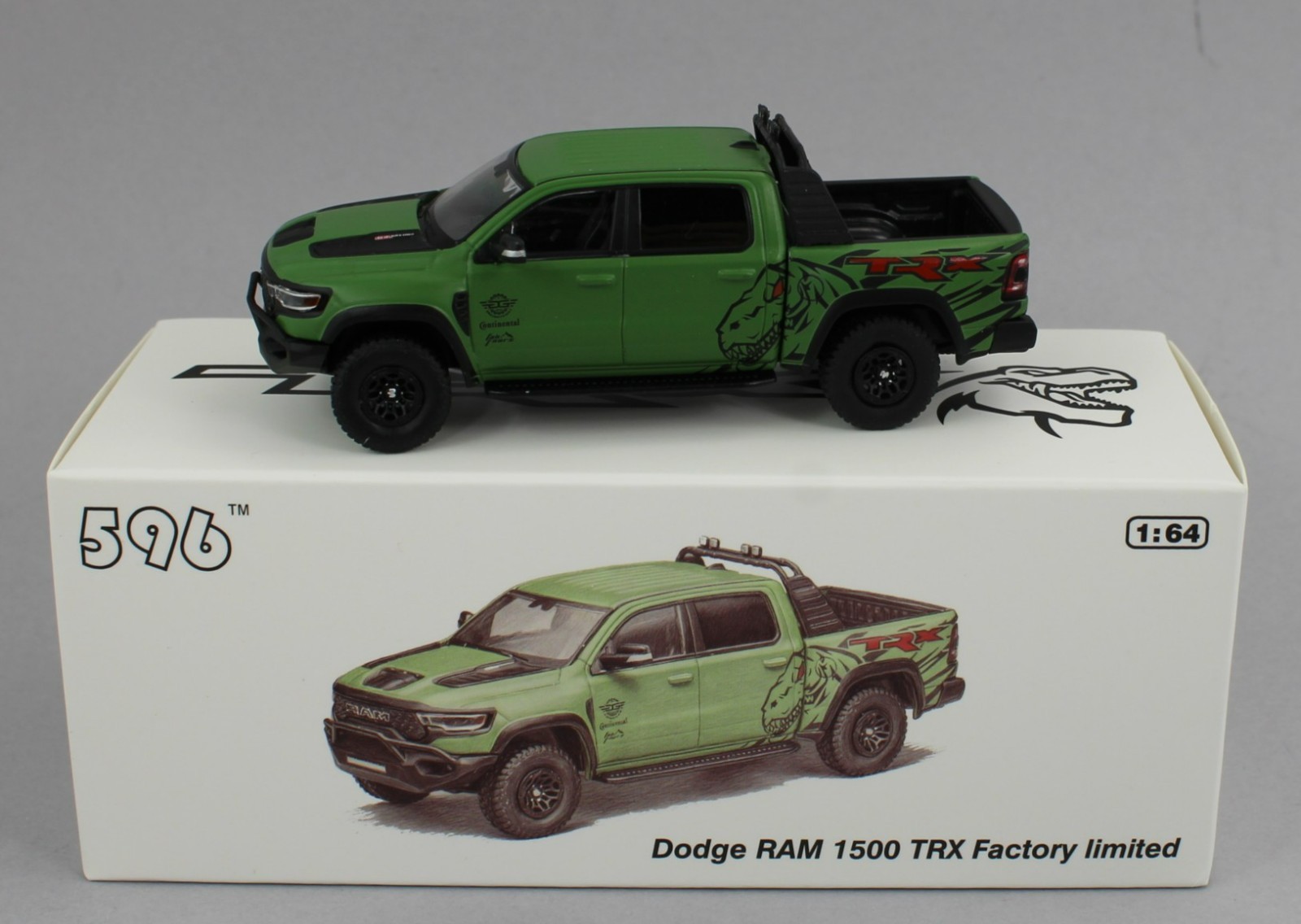 1:64 *596 MODELS* GREEN Dodge RAM TRX Pickup Truck *NIB* 1:64 *596 MODELS* GREEN Dodge RAM TRX Pickup Truck *NIB*