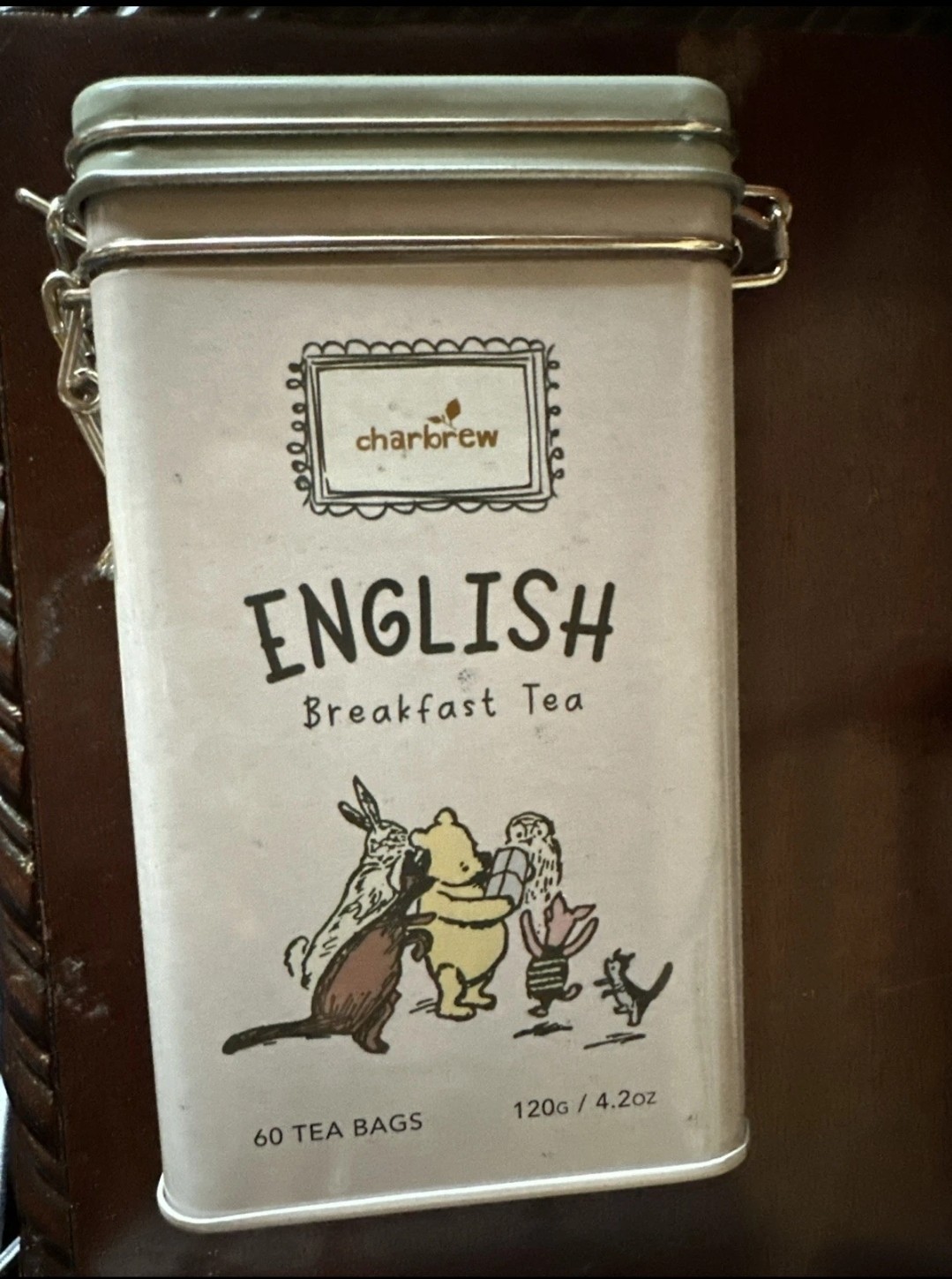 Charbrew Classic Winnie the Pooh English Breakfast Tea 60 Bags Collector Tin NEW
