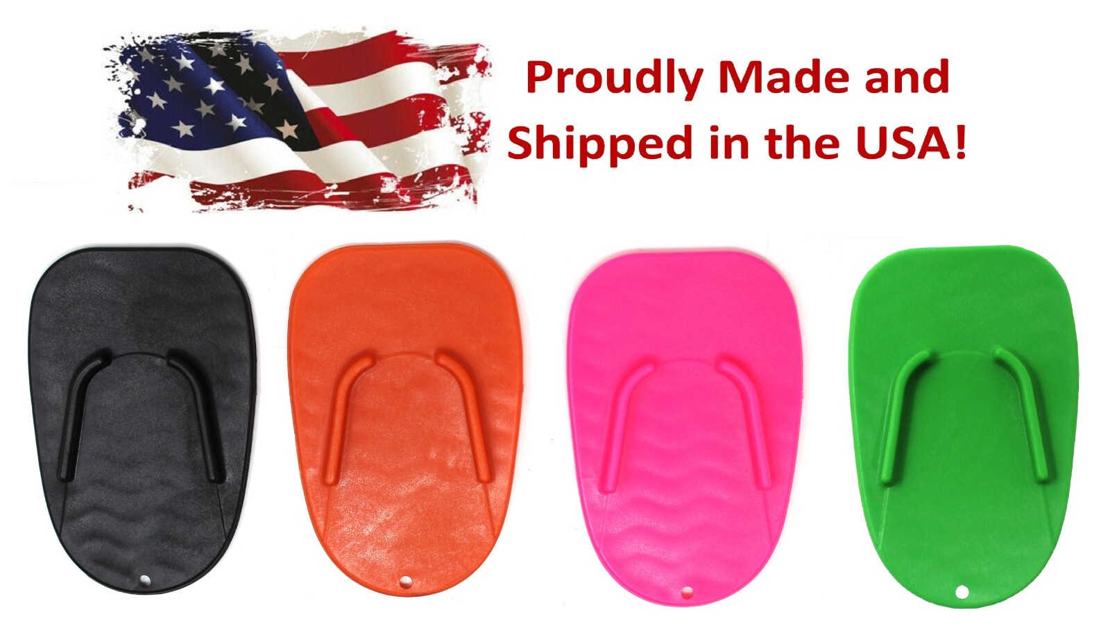 Motorcycle Kickstand Plate - Pick a Color/Pick a Quantity | Kick Stand Pad Base