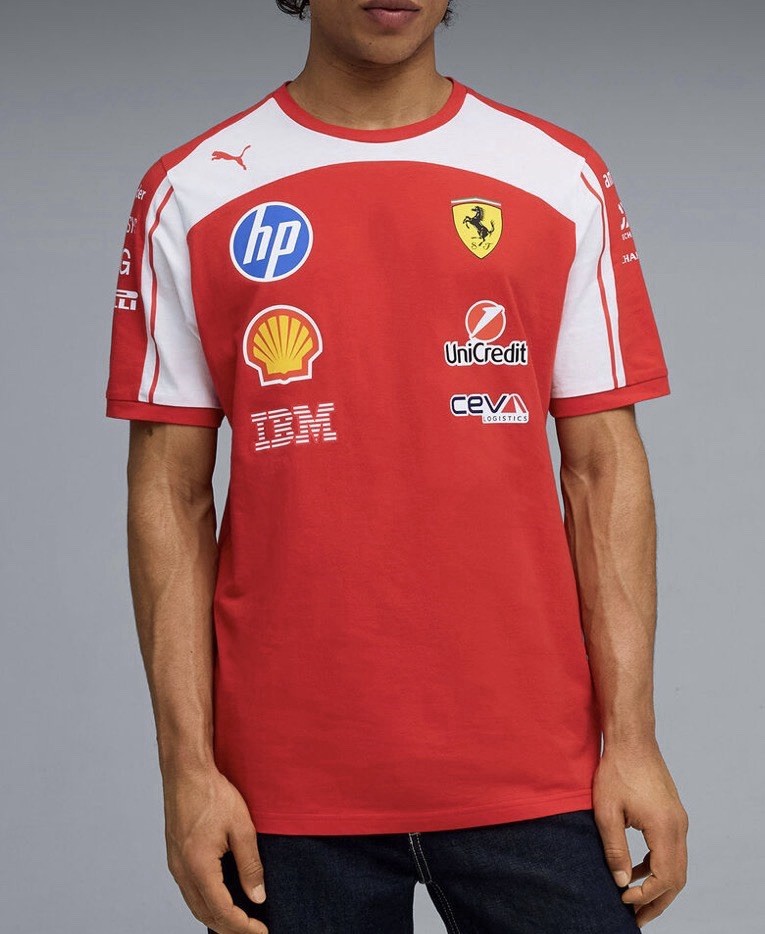 Scuderia Ferrari F1 PUMA 2026 Team T-shirt Size XLš Scuderia Ferrari F1 PUMA 2026 Team T-shirt Size XLš