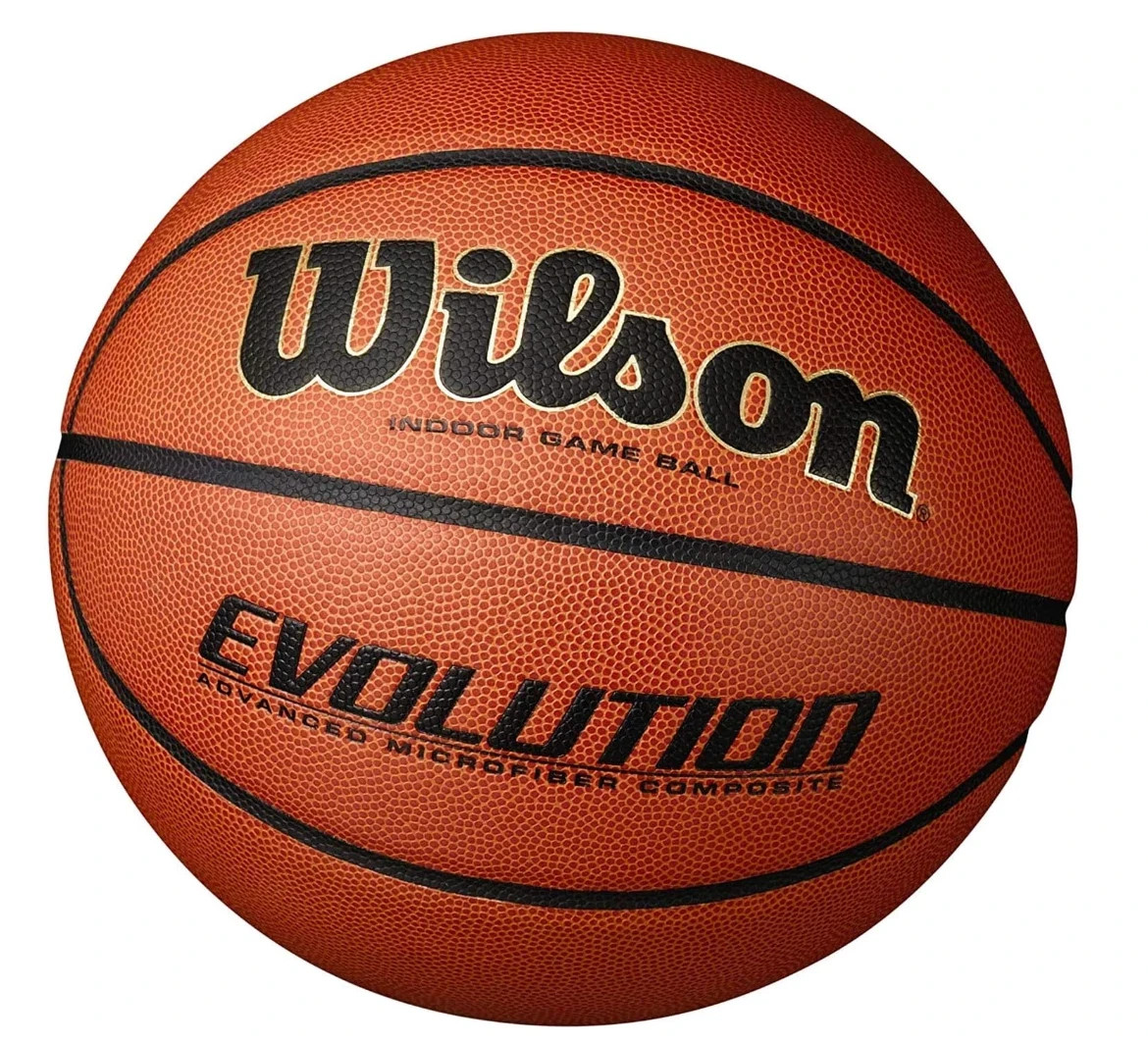 Wilson Evolution 29.5 Inch Indoor Game Basketball - Black
