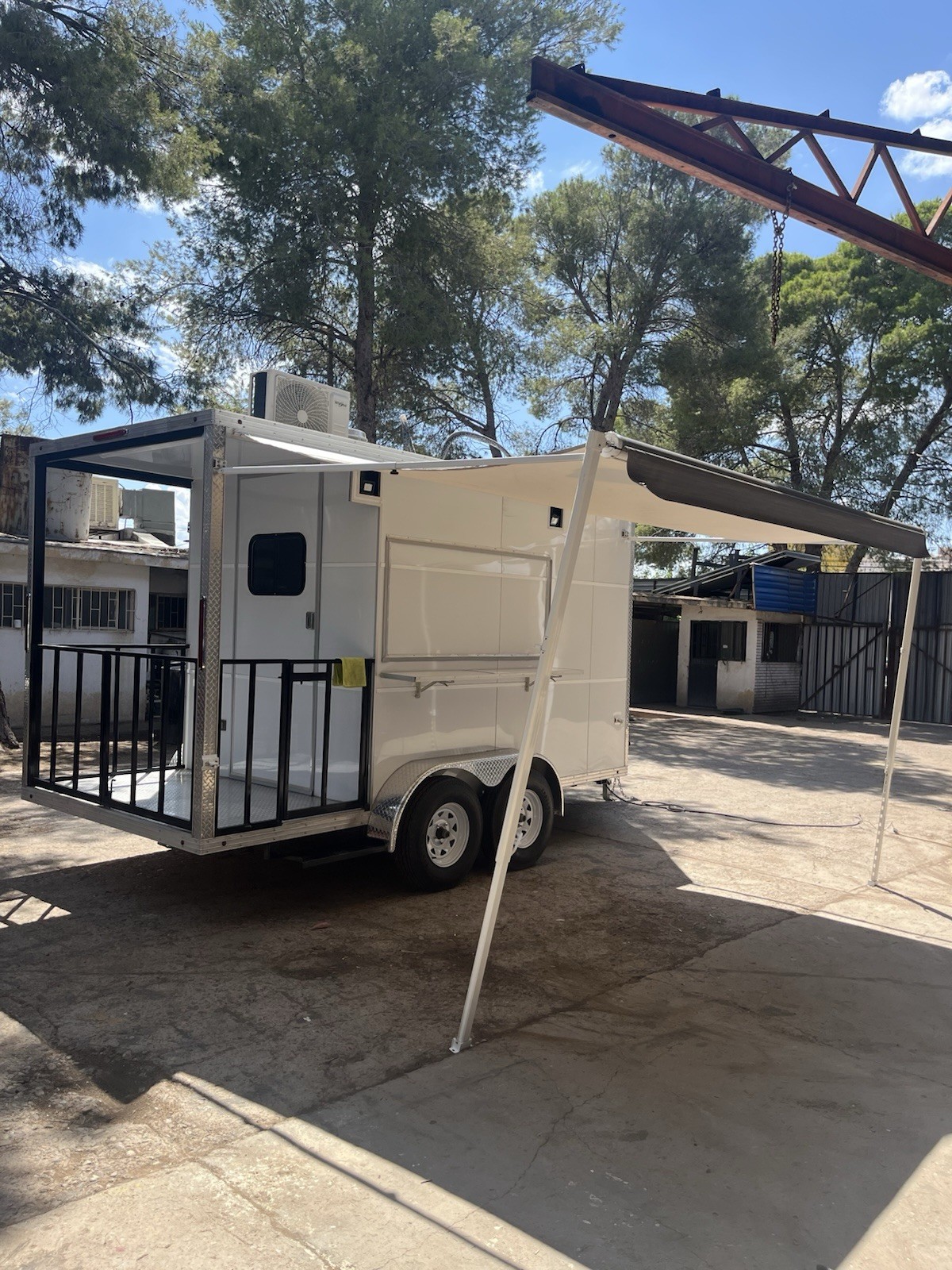 NEW 7’ X 14’ W/4’ Deck CONCESSION FOOD TRAILER TRUCK RESTAURANT CATERING BBQ