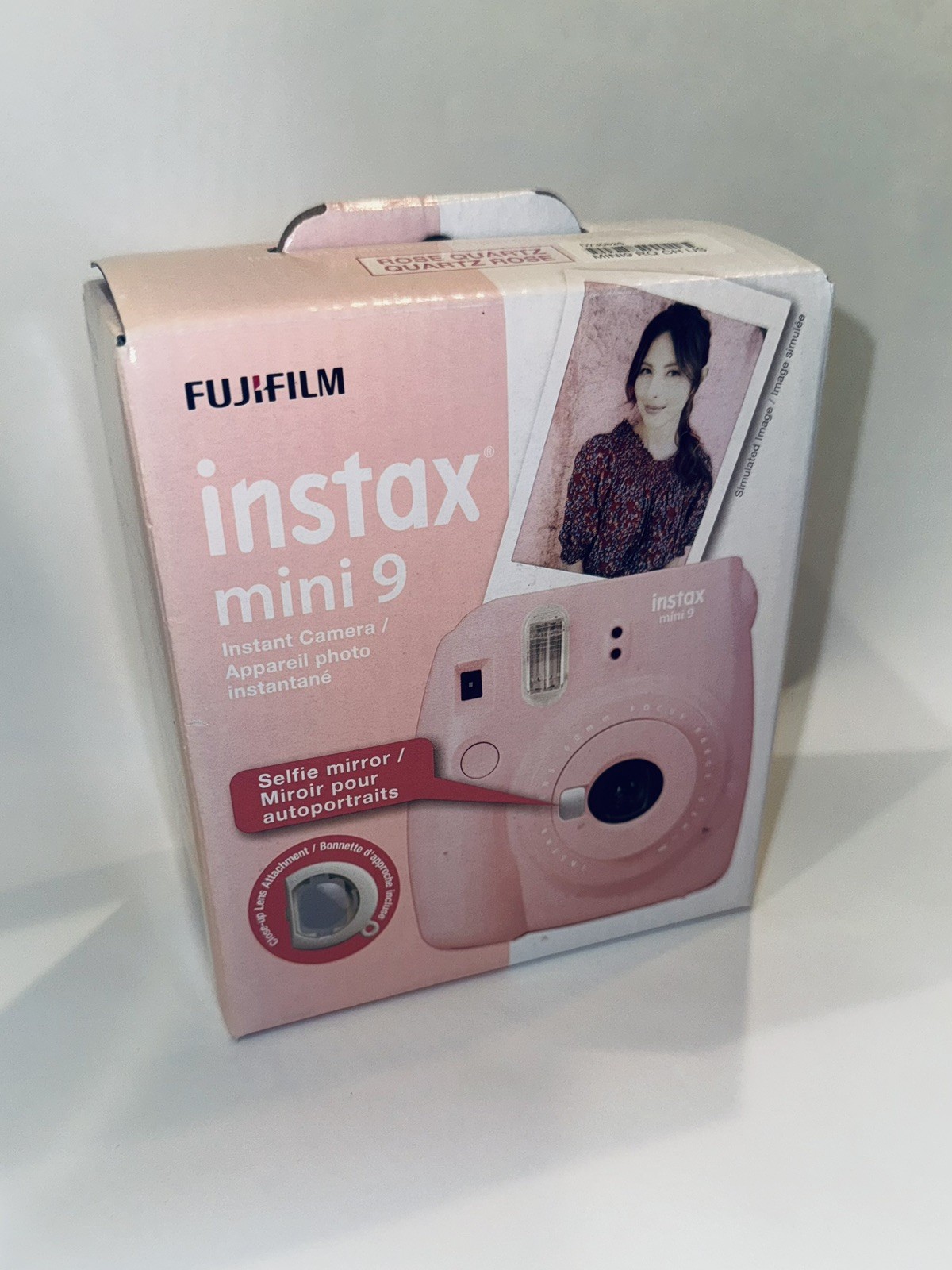 FUJIFILM Instax Mini 9 Rose Quartz Instant Film Camera NIB NEW FUJIFILM Instax Mini 9 Rose Quartz Instant Film Camera NIB NEW