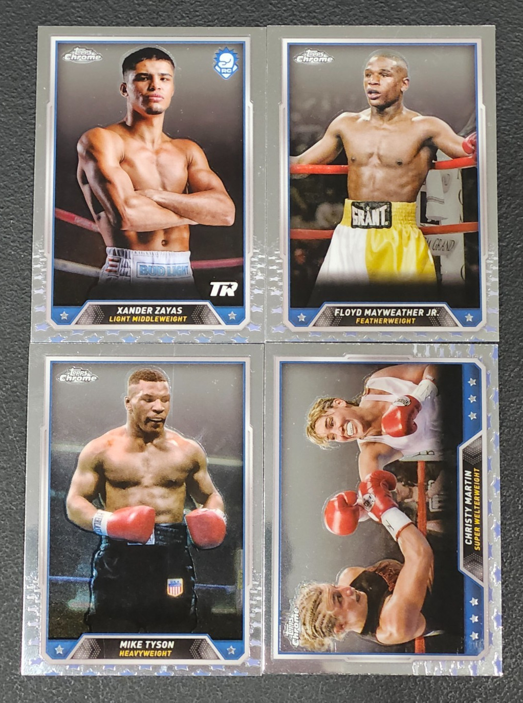 2024 Topps Chrome Boxing BASE 1-100 You Pick - 2 Card Minimum