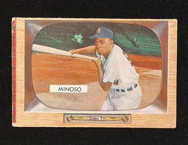 1955 Bowman - Minnie Minoso #25 VG- VG-EX White SOX 1955 Bowman - Minnie Minoso #25 VG- VG-EX White SOX