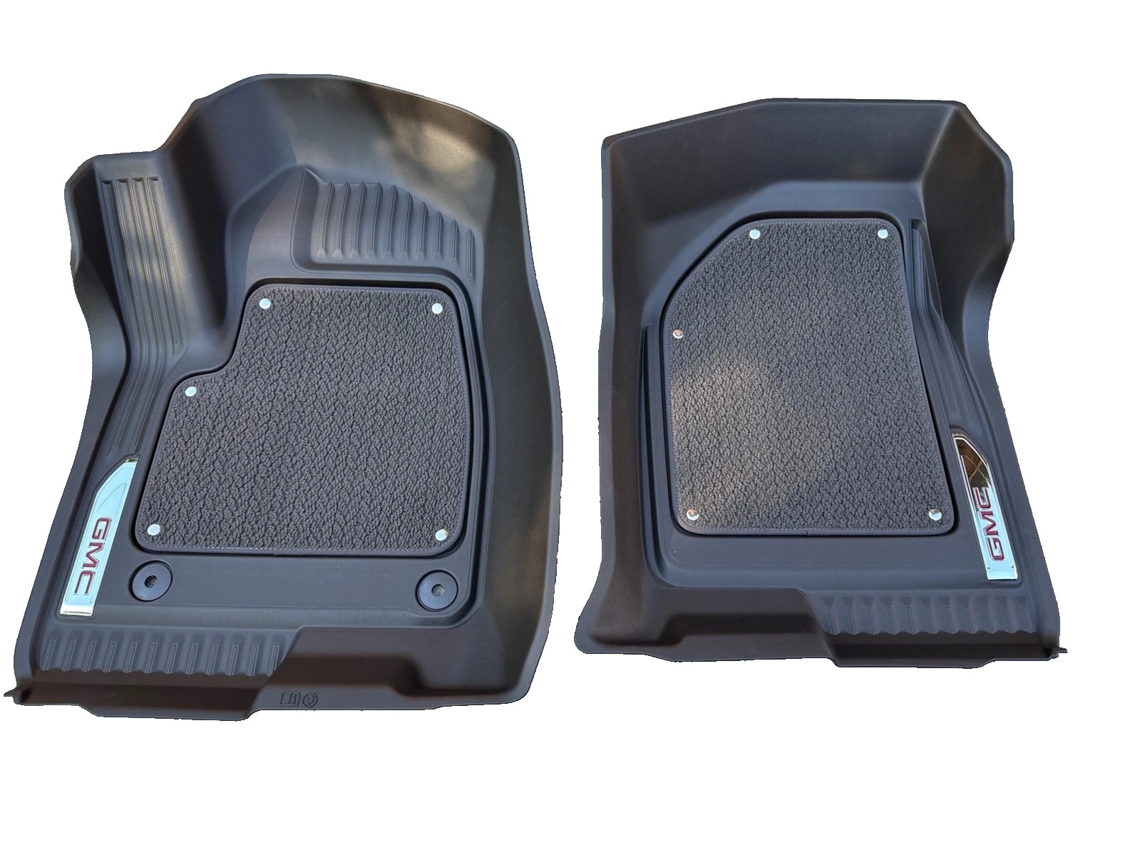 2019-2026 GMC Sierra CREW CAB Factory Front & Rear Liners DARK ATMOSPHERE OEM GM