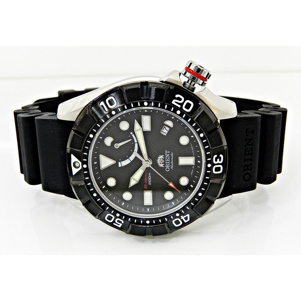 Orient M-Force SEL03004B Black Dial Air Diver Automatic Gent\'s Watch