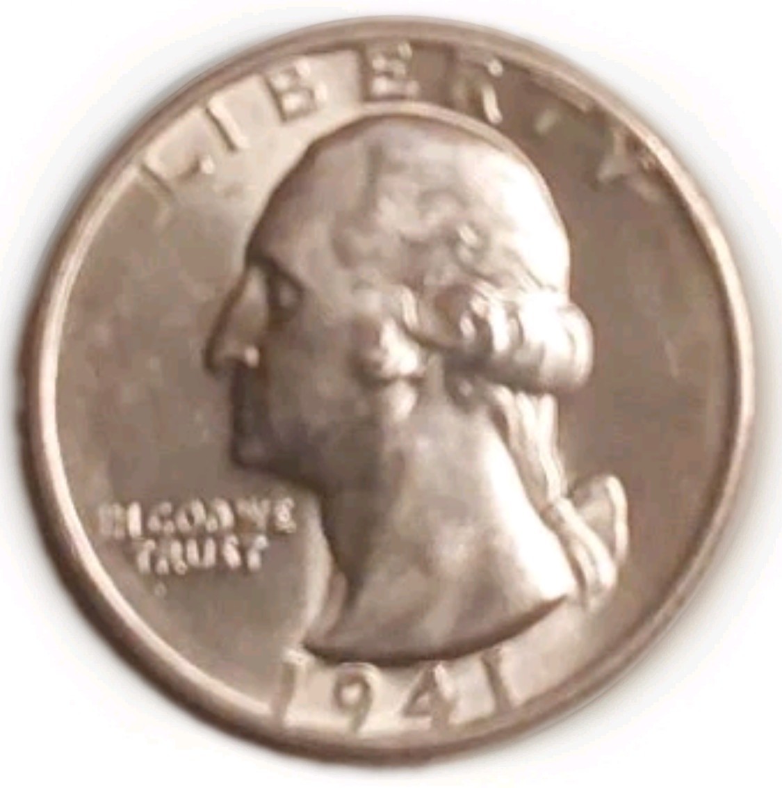 1941-S Washington Silver Quarter 25C US Coin Brilliant Uncirculated Free Post 1941-S Washington Silver Quarter 25C US Coin Brilliant Uncirculated Free Post