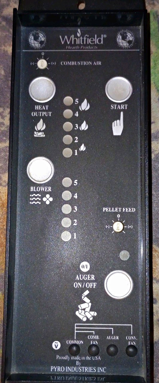 Whitfield Advantage II-T III Plus Pellet Stove Control Board Replace P# 12055902