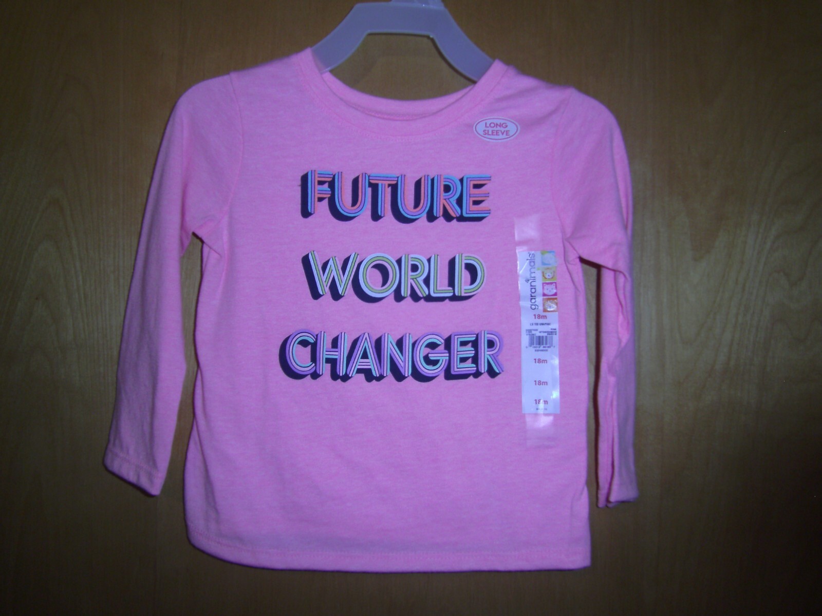 PRICE REDUCED \\ NEW BABY GIRLS LONG SLEEVE SHIRT SIZE 18 MONTH PINK 