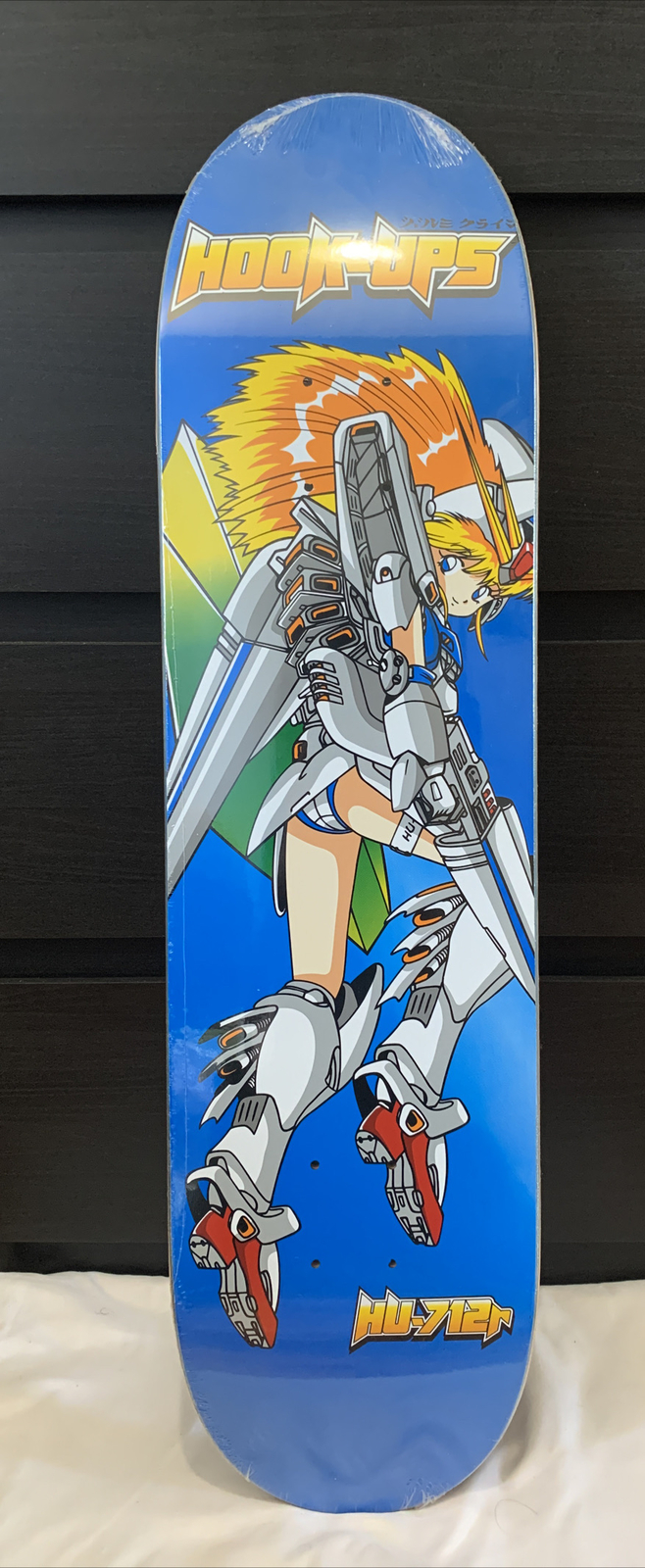 Hook-Ups Mobile Suit HU-712r skateboard deck NOS Jeremy Klein 2018