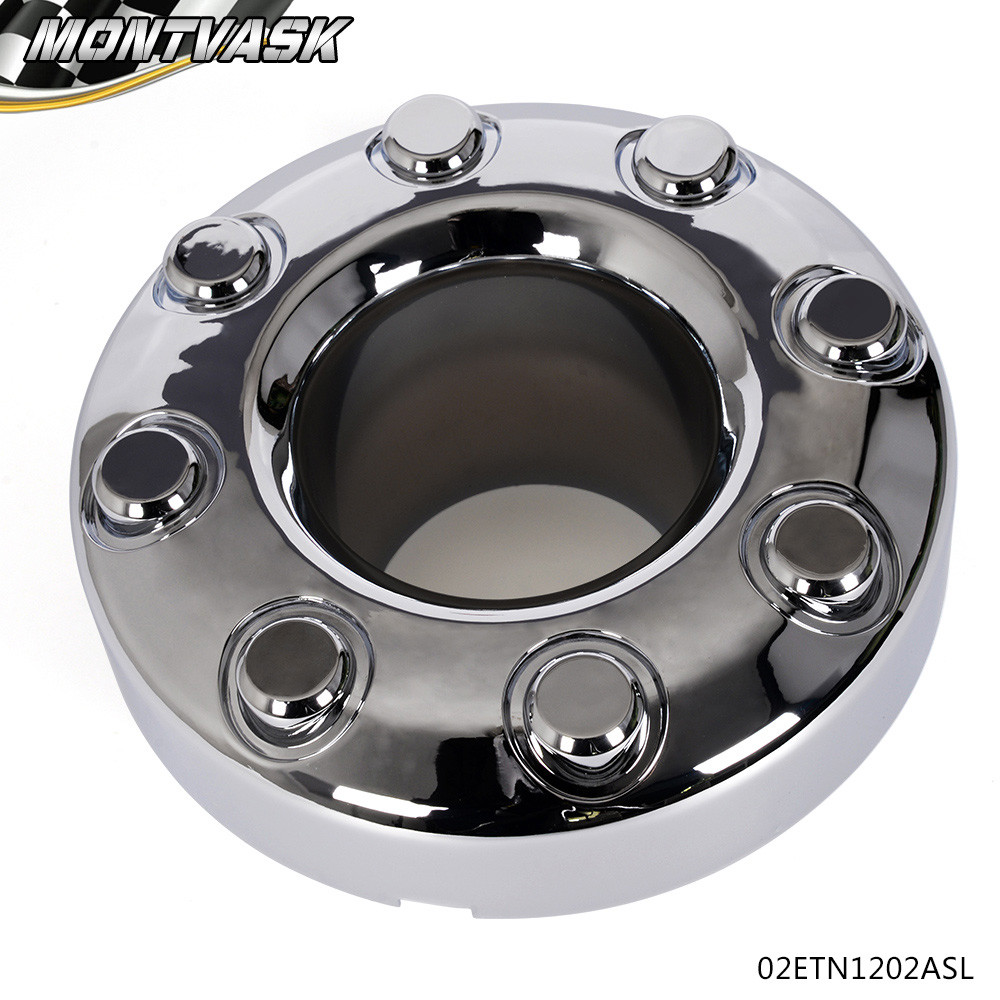 Fit For 2005-2018 Ford F350 Dually 4x4 Open Front Wheel Silver Center Hub Cap
