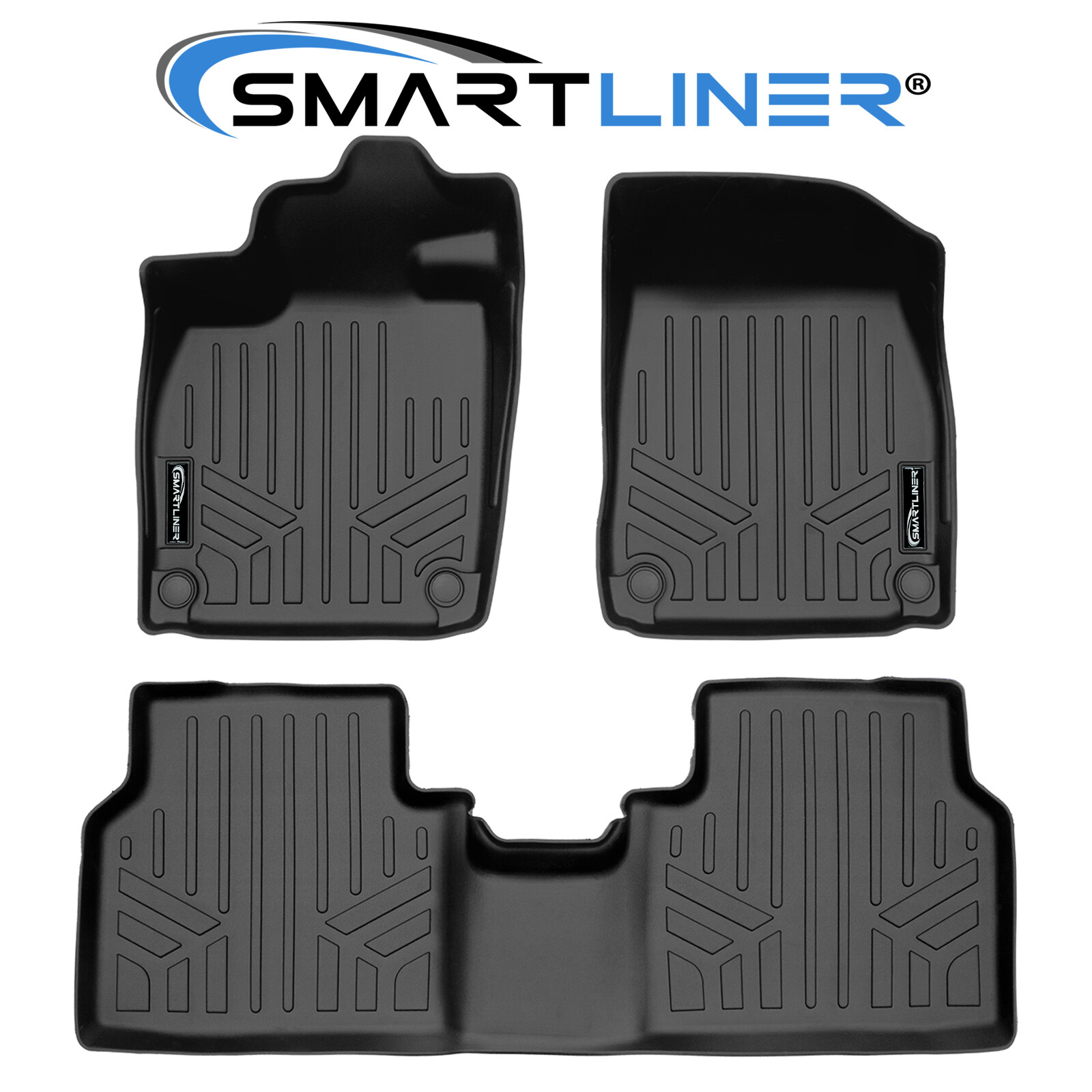 SMARTLINER Custom Fit Floor Mats 2 Row Liner Set OEM 2021-2025 Volkswagen ID.4