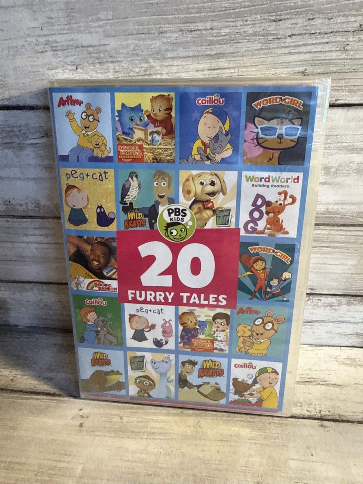 New PBS KIDS: 20 Furry Tales (DVD) Sealed Ships Free 260 Minutes Family Fun