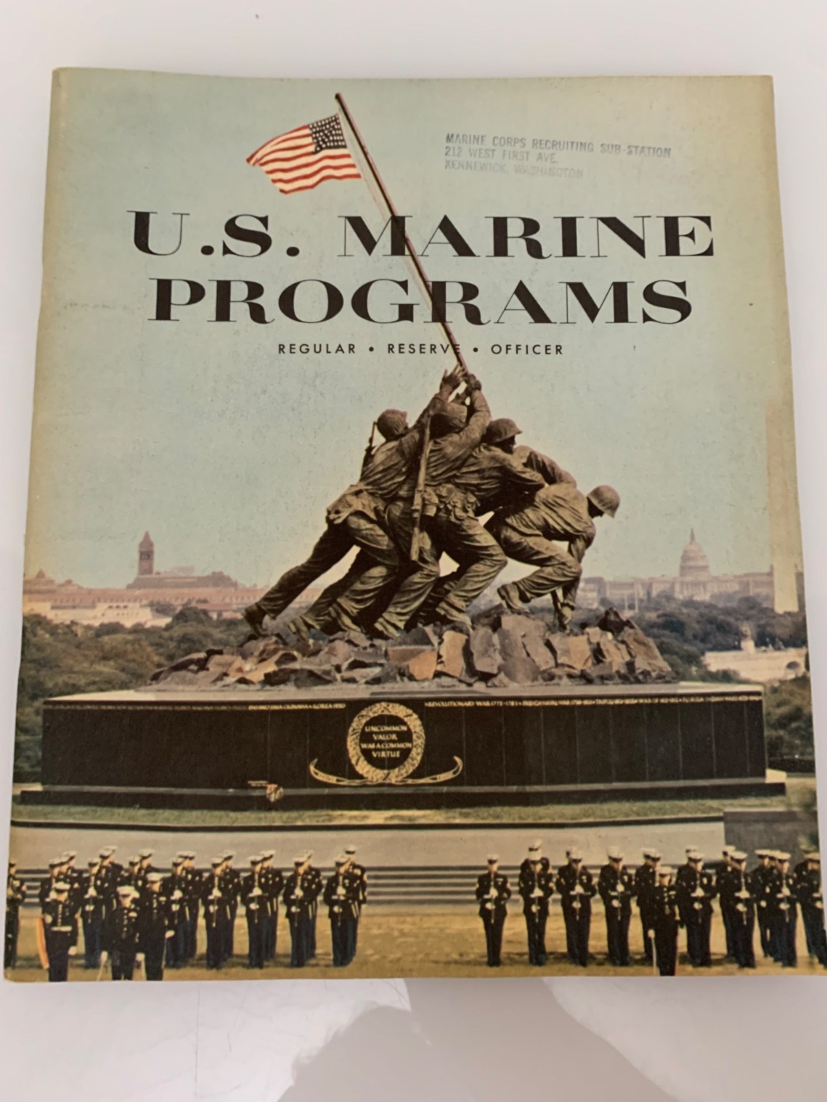 U.S. Marine Programs Regular Reserve Officer Vintage 1959 VG U.S. Marine Programs Regular Reserve Officer Vintage 1959 VG