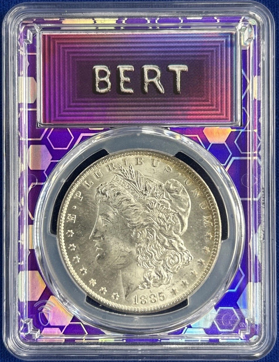 1885-O $1 Morgan Silver Dollar ~ PCGS MS63 - Purple Core 1885-O $1 Morgan Silver Dollar ~ PCGS MS63 - Purple Core