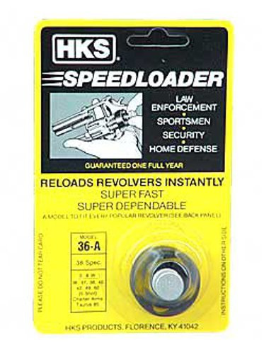 HKS Speedloader 357 Magnum 5-shot Fits S&W J Frame, Taurus 605 Ruger 36-A