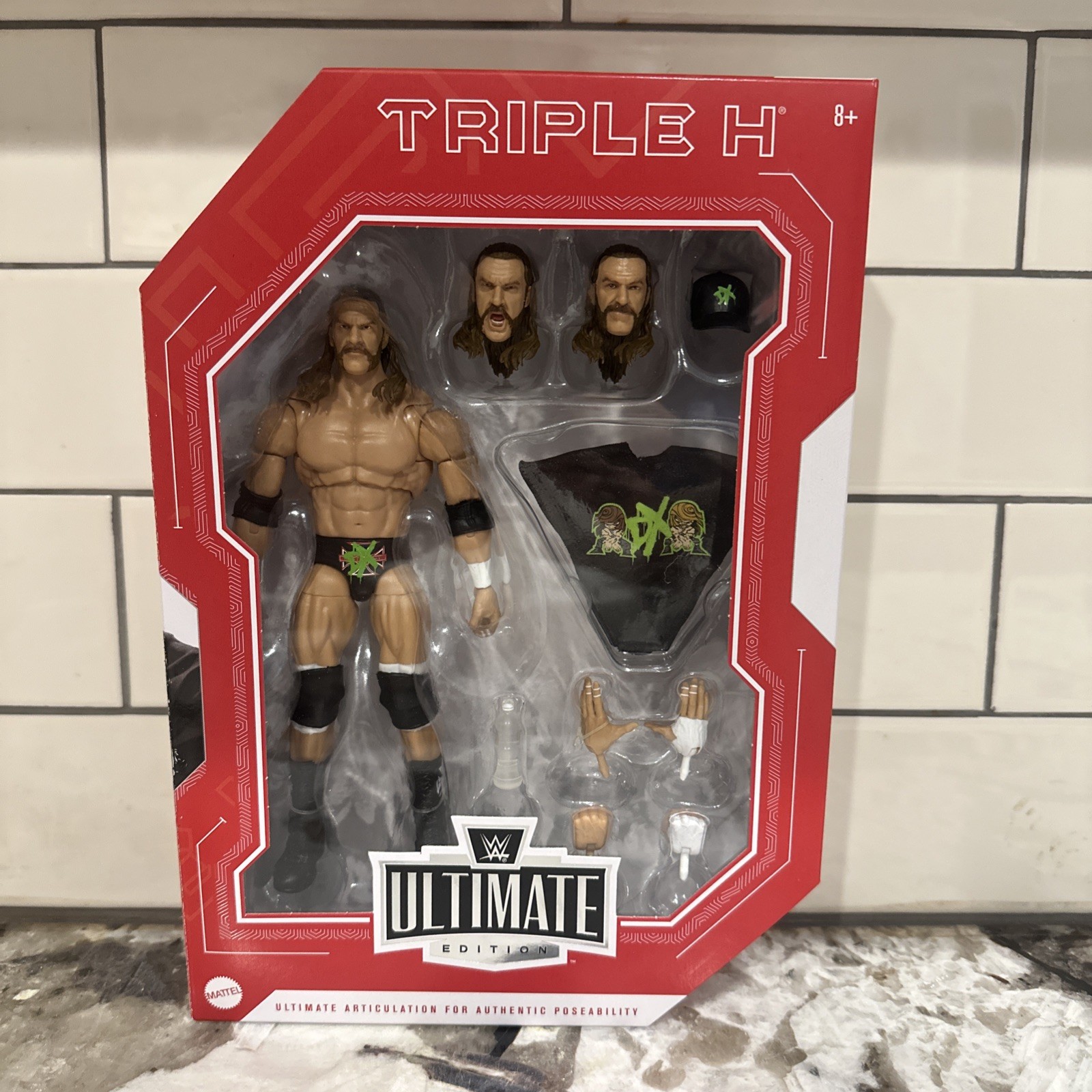 NEW Mattel WWE Ultimate Edition Triple H Figure Fan Takeover DX NEW Mattel WWE Ultimate Edition Triple H Figure Fan Takeover DX